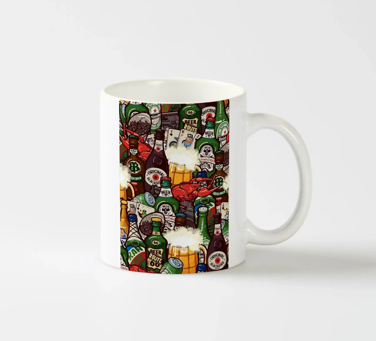 Birra tazza in ceramica da mesa