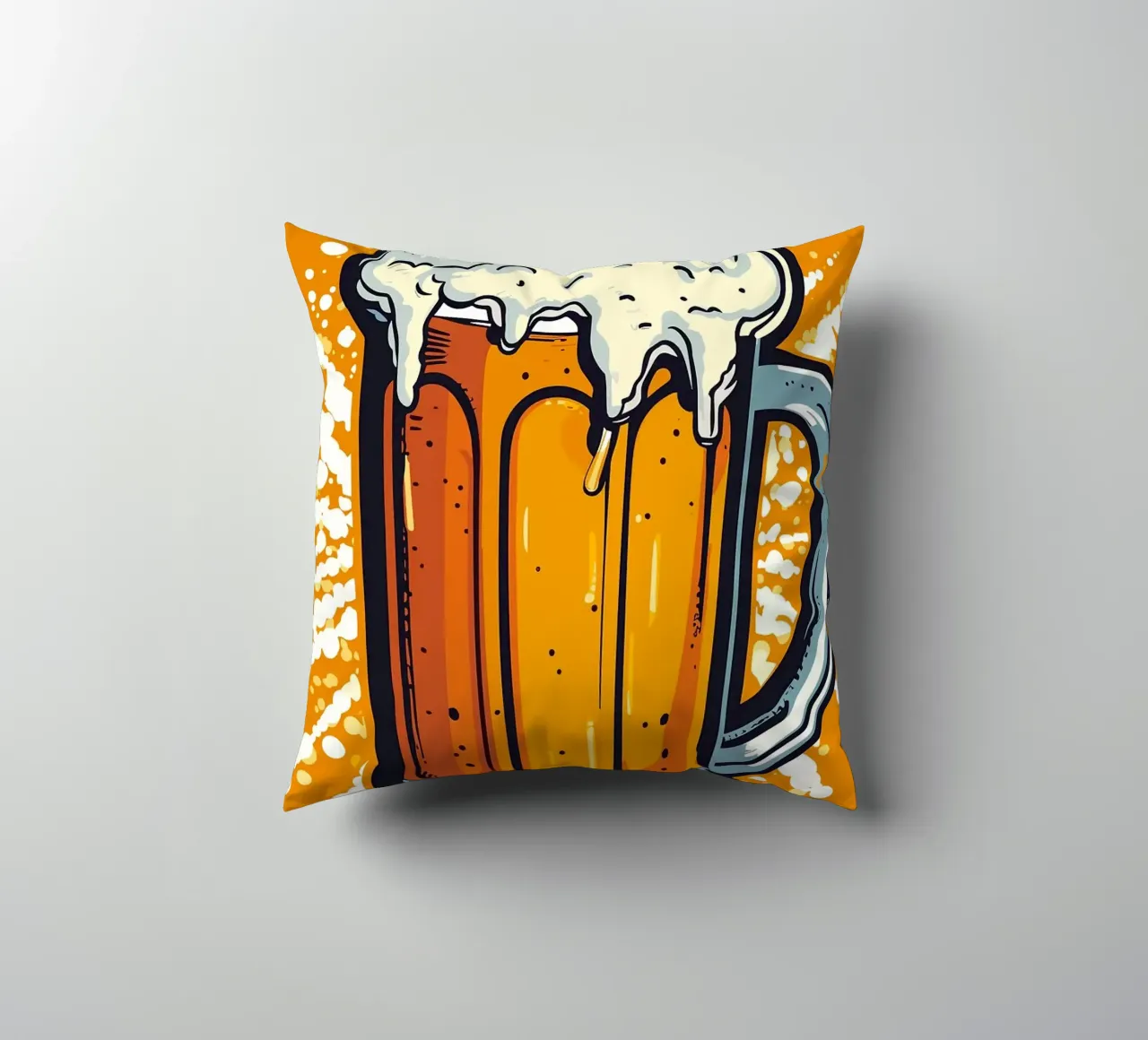 Birra Pop Art cuscino da mesa