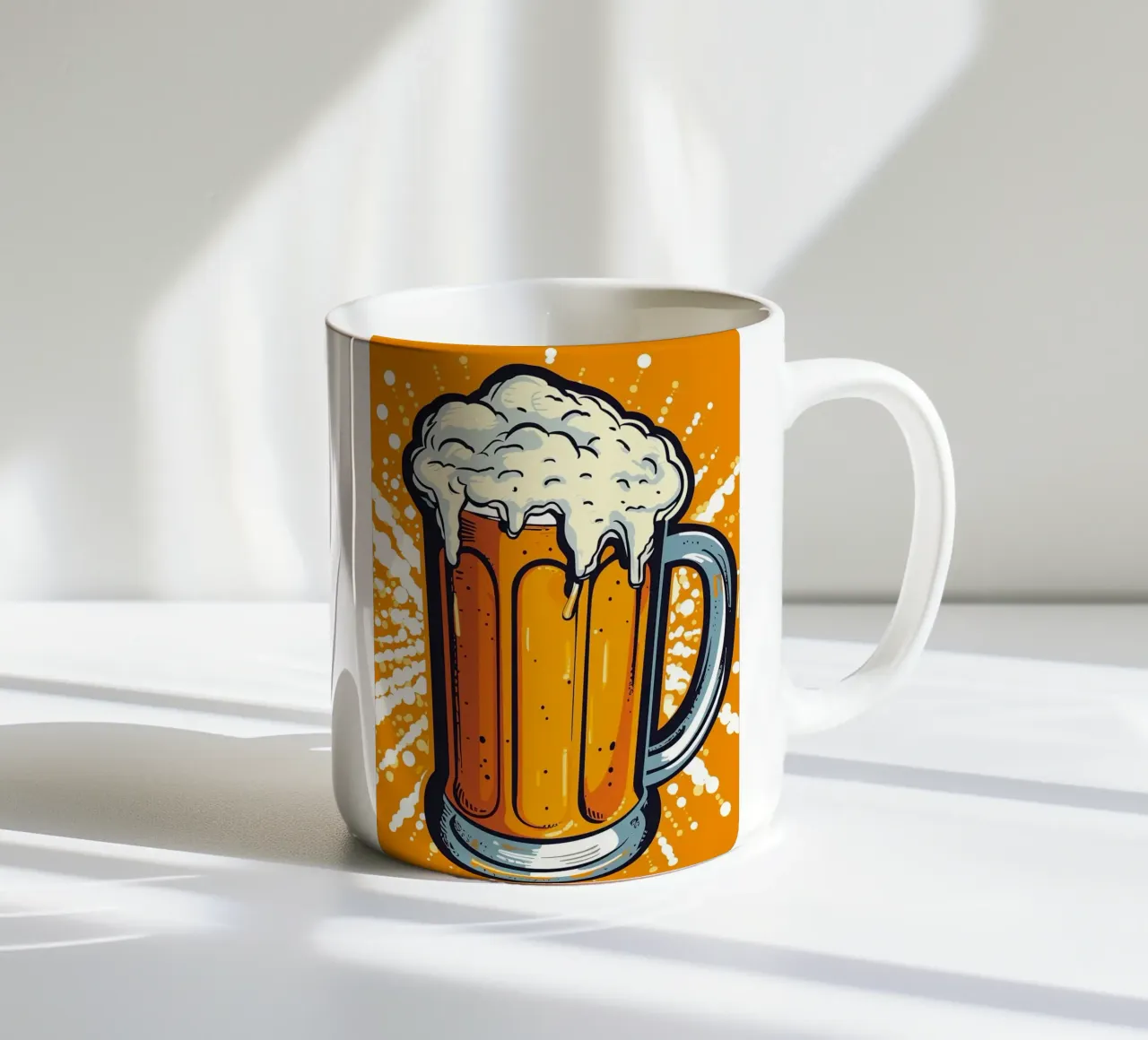 Birra Pop Art tazza in ceramica da mesa