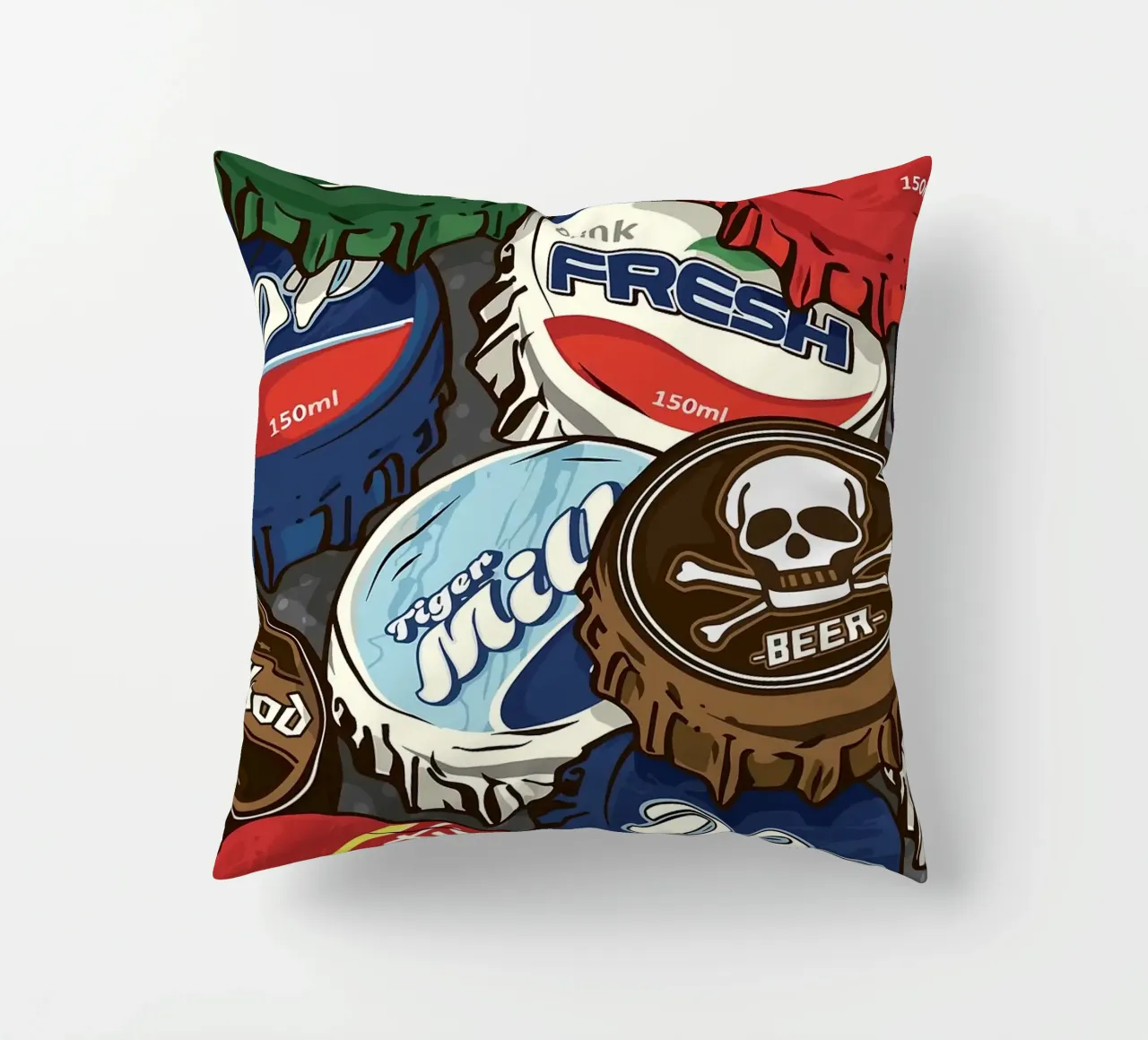 Birra e soda cuscino da mesa