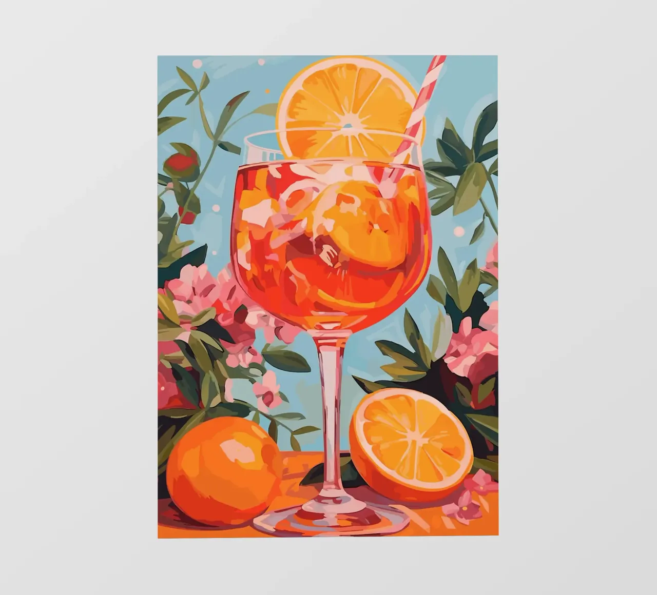 Aperol Spritz pellicola backlit da mesa