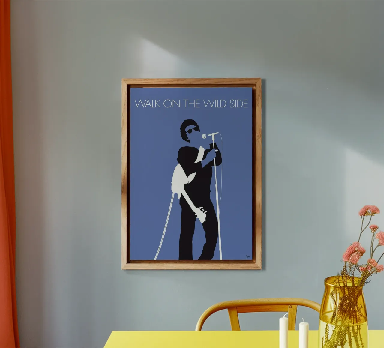 Lou Reed - Walk On The Wild Side di Chungkong alluminio dibond da jammie
