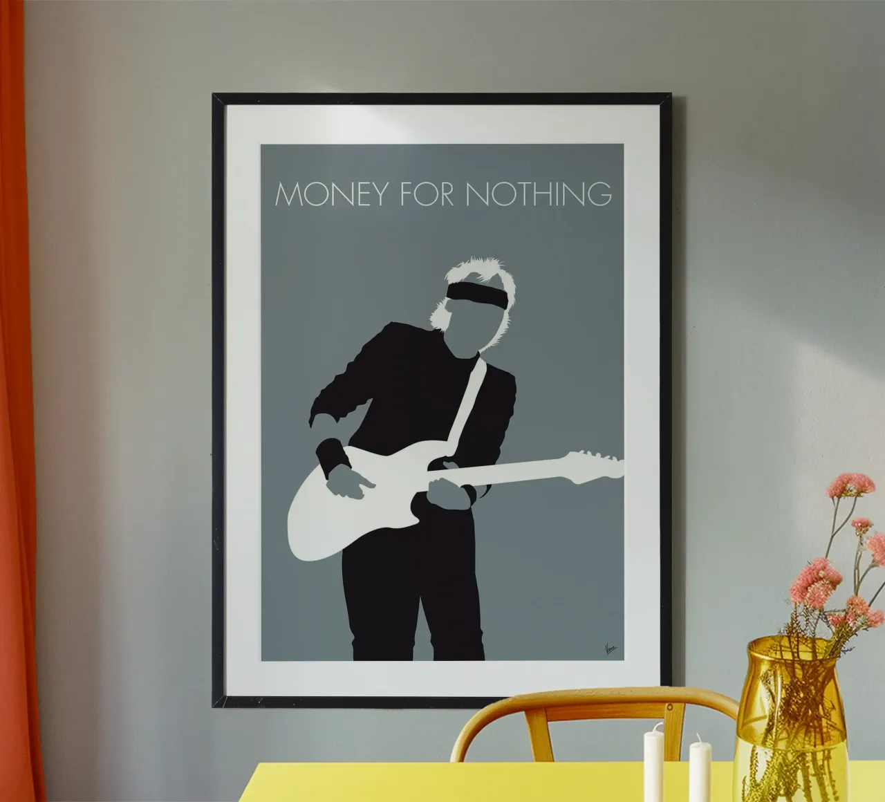Mark Knopfler, Geld voor niets van Chungkong poster van jammie