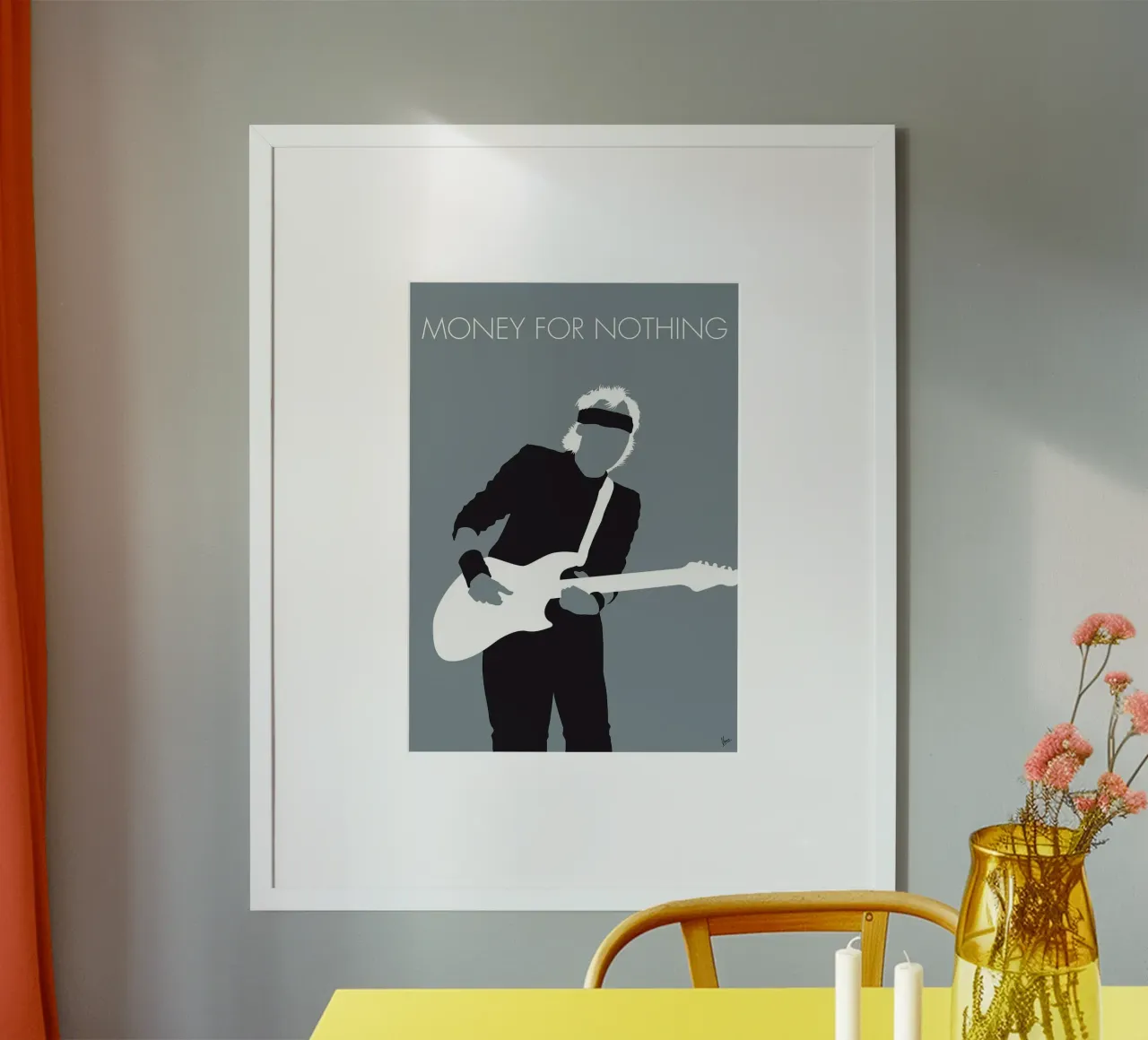 Mark Knopfler, Geld voor niets van Chungkong poster van jammie