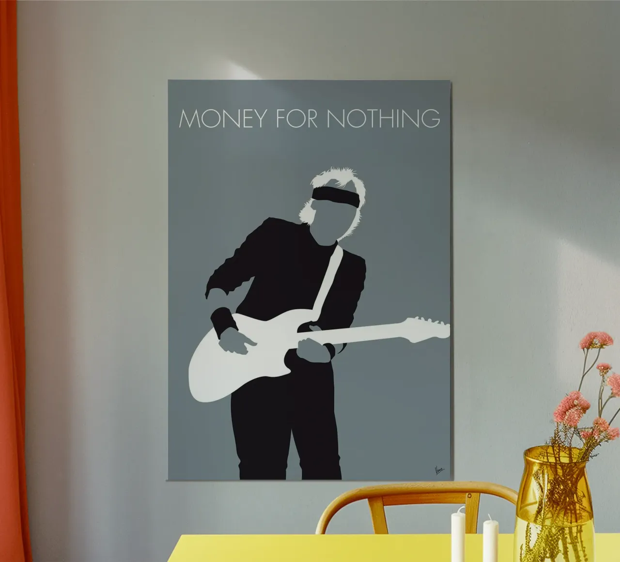 Mark Knopfler, Geld voor niets van Chungkong poster van jammie