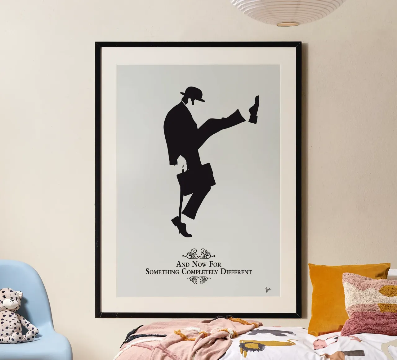 Ministero delle passeggiate sciocche di Chungkong poster con telaio in plastica da jammie