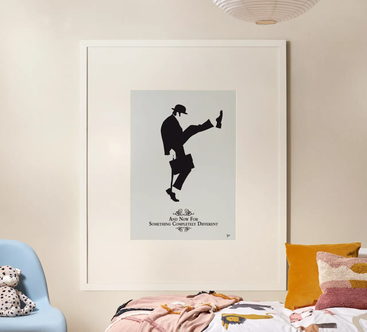 Ministero delle passeggiate sciocche di Chungkong poster con telaio in plastica da jammie
