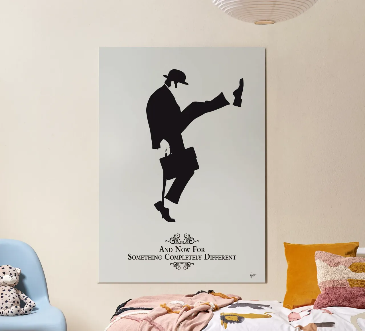 Ministero delle passeggiate sciocche di Chungkong poster con telaio in plastica da jammie