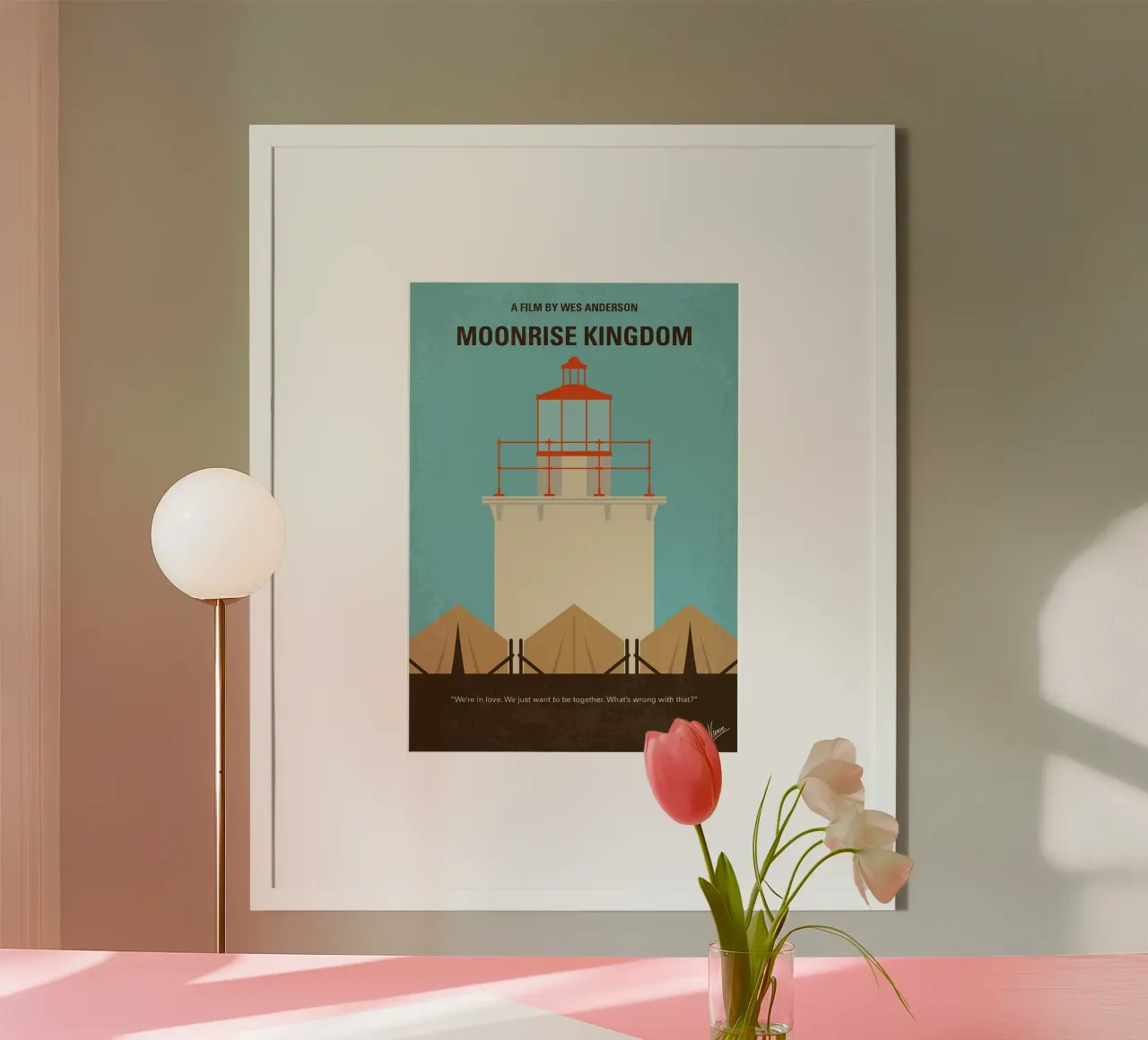Regno dell'alba di Chungkong poster con telaio in legno da jammie