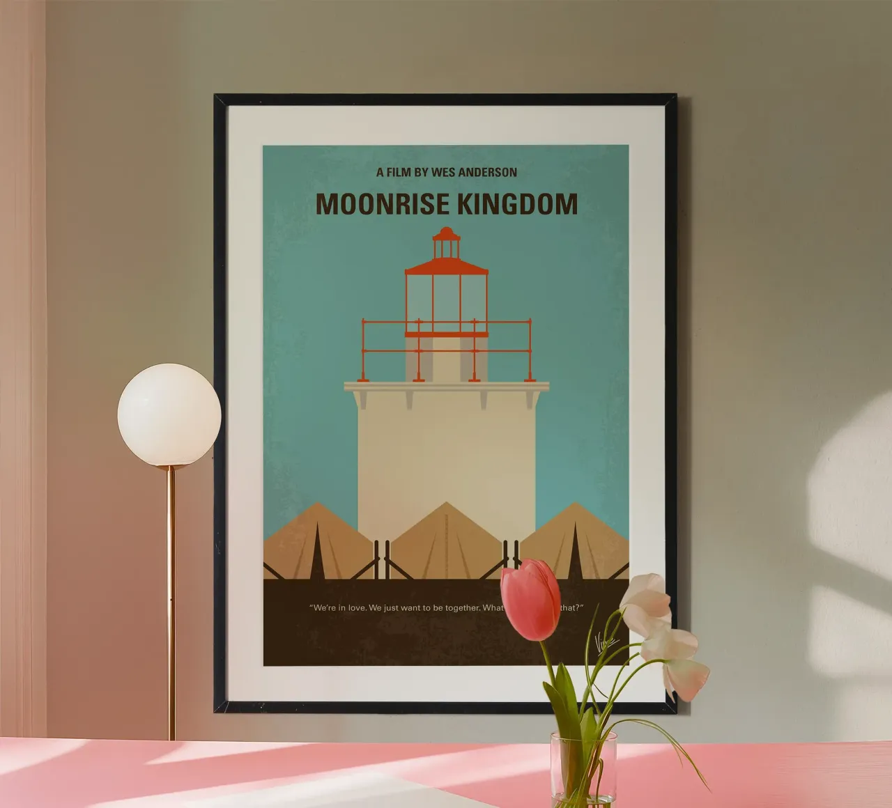 Regno dell'alba di Chungkong poster con telaio in legno da jammie