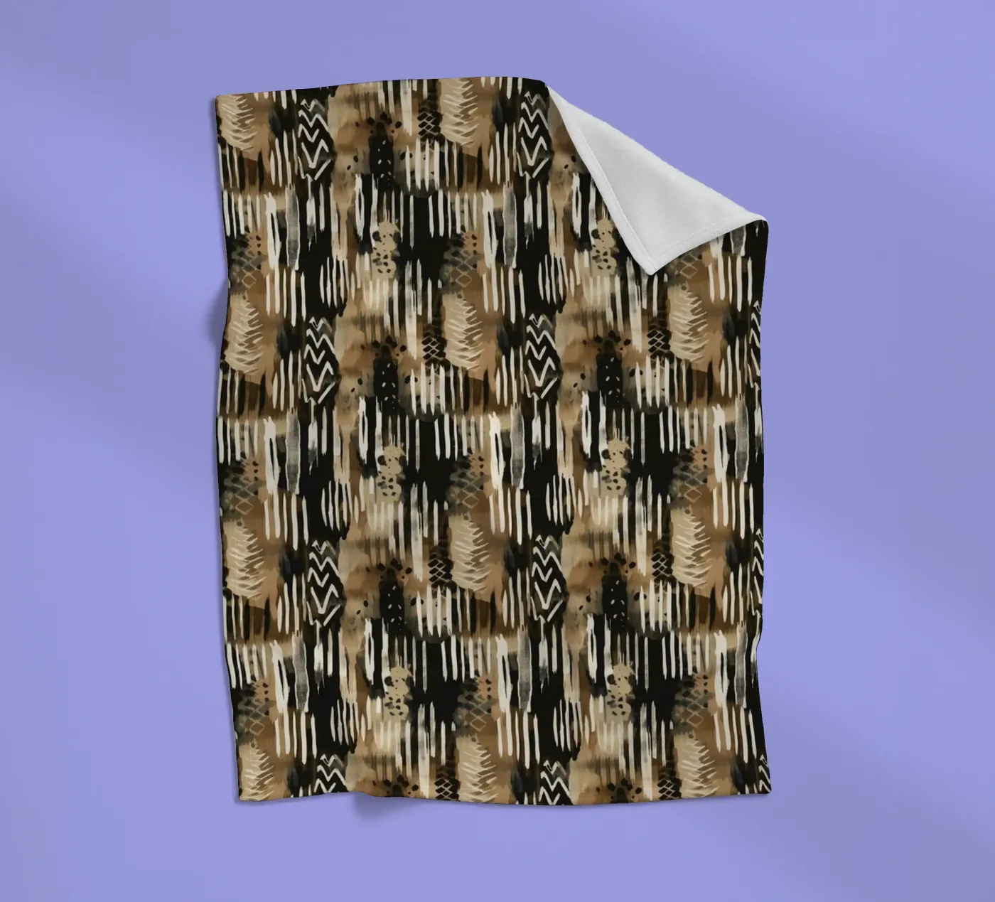 Pattern No 135 fleecedeken van treechild