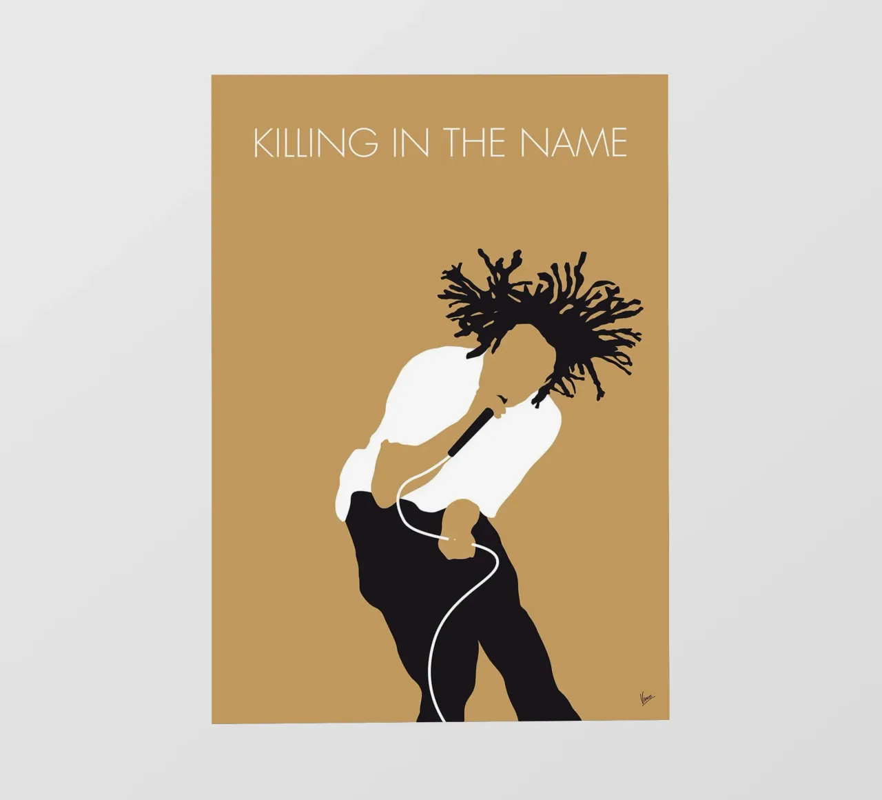 Rage Against the Machine, Killing in the Name de Chungkong lámina retroiluminada de jammie
