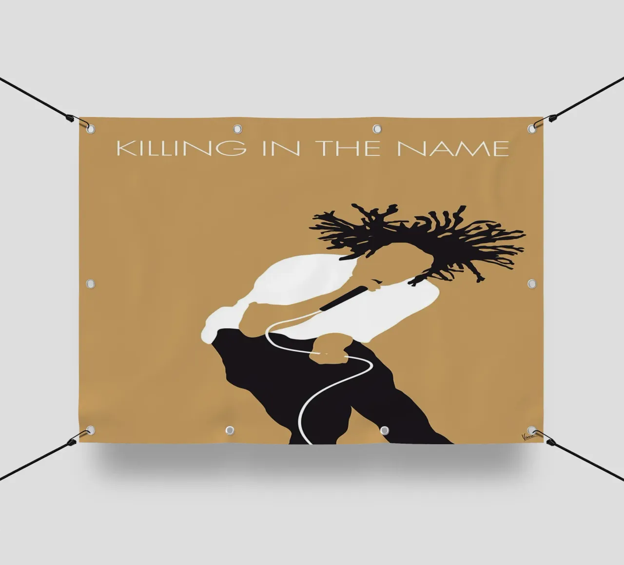 Rage Against the Machine, Killing in the Name di Chungkong telo in pvc da jammie