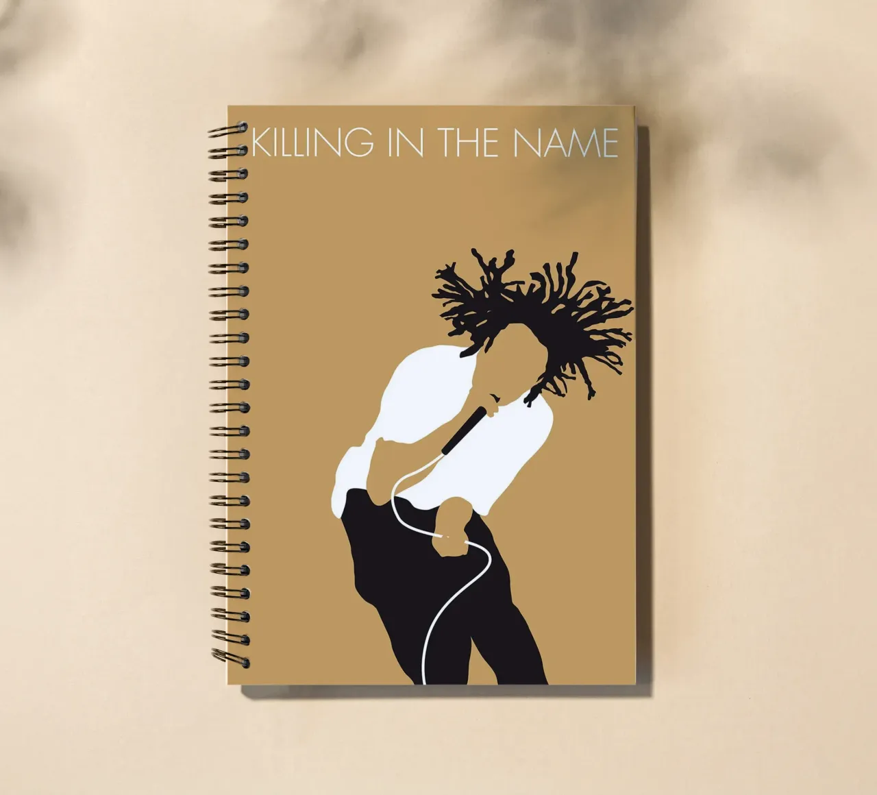 Rage Against the Machine, Killing in the Name by Chungkong spiral notebook by jammie