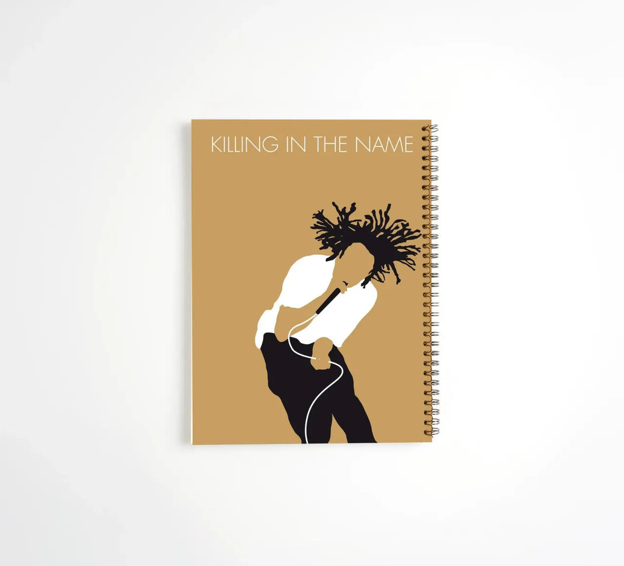 Rage Against the Machine, Killing in the Name by Chungkong spiral notebook by jammie