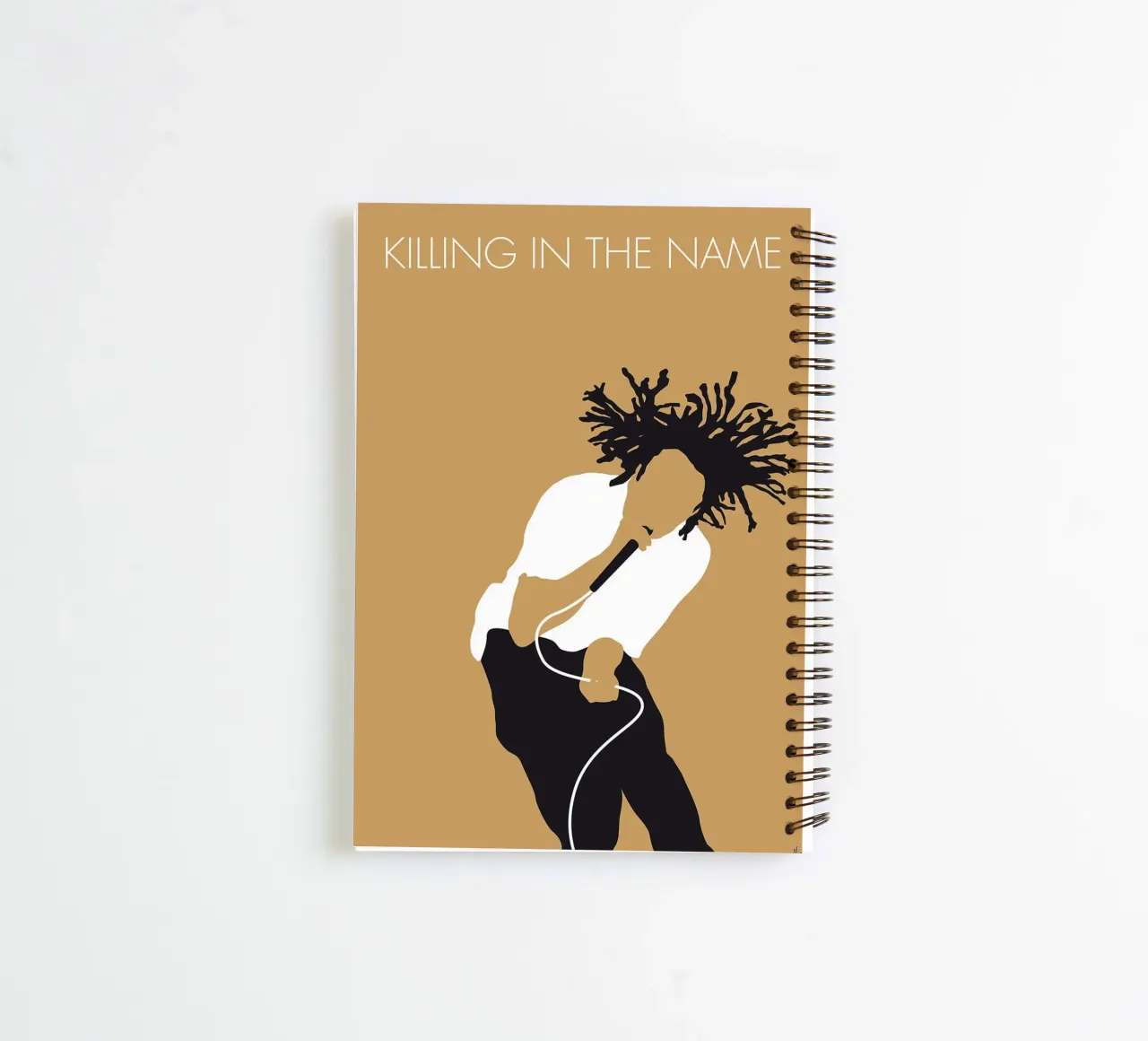Rage Against the Machine, Killing in the Name by Chungkong spiral notebook by jammie