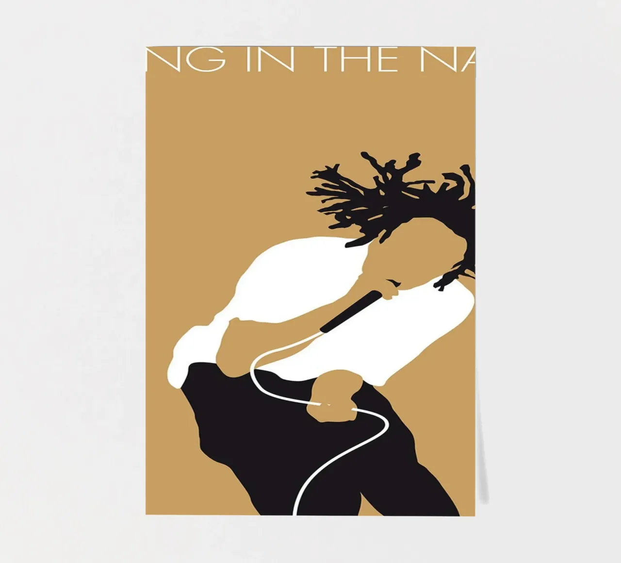 Rage Against the Machine, Killing in the Name di Chungkong foglio adesivo da jammie