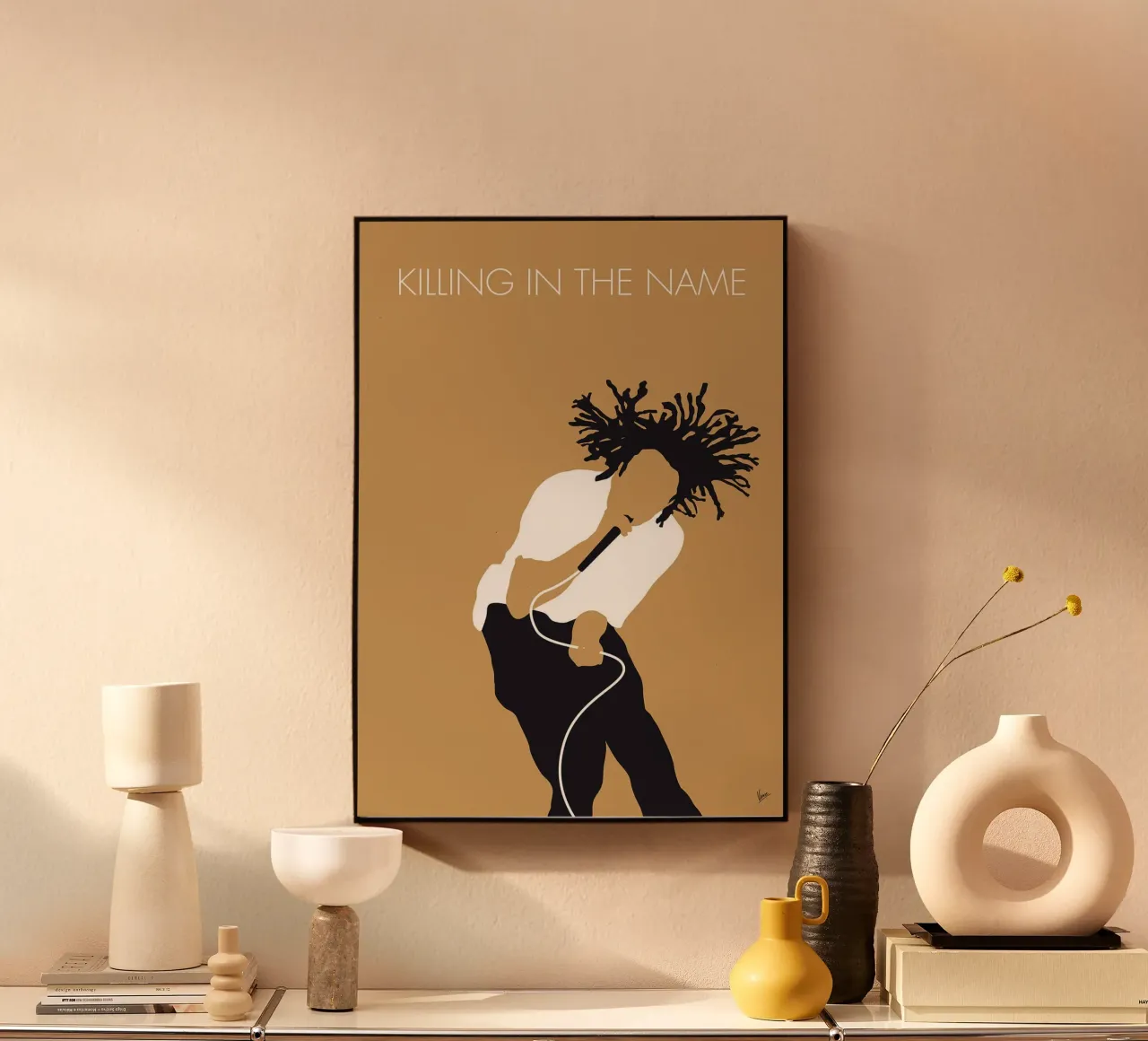 Rage Against the Machine, Killing in the Name di Chungkong plexiglass da jammie