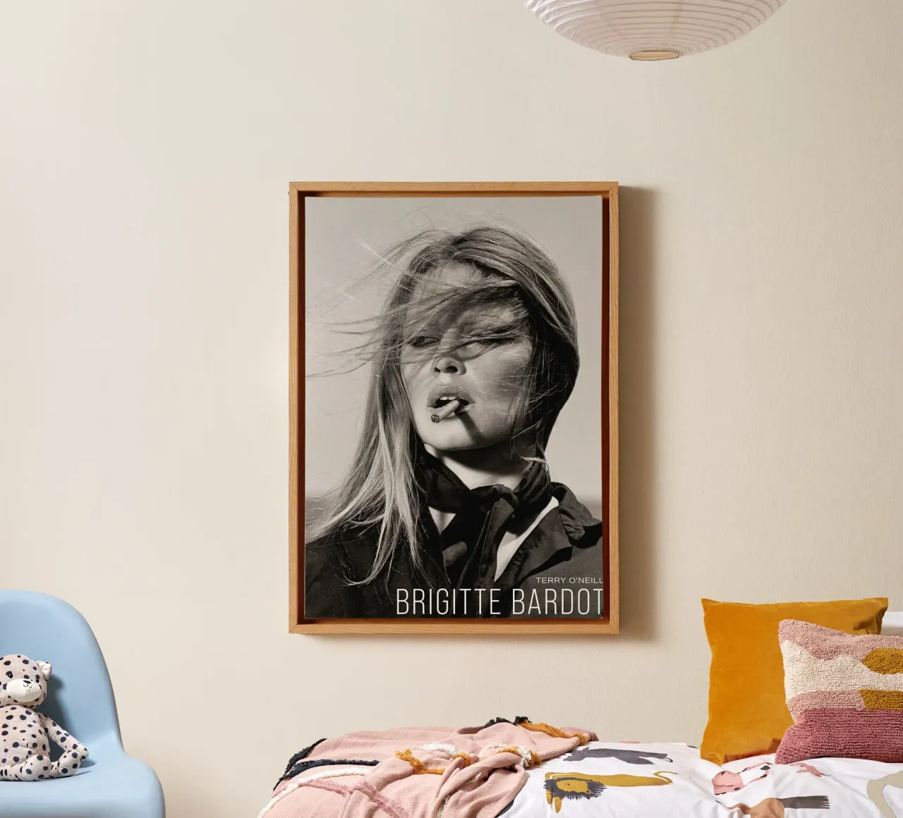 Terry O'Neill - Brigitte Bardot tela con Cornice a cassetta da vintgeseyn