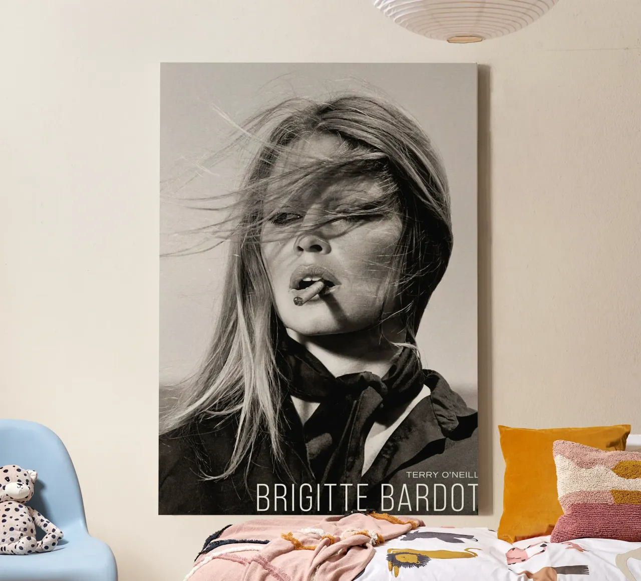 Terry O'Neill - Brigitte Bardot tela con Cornice a cassetta da vintgeseyn