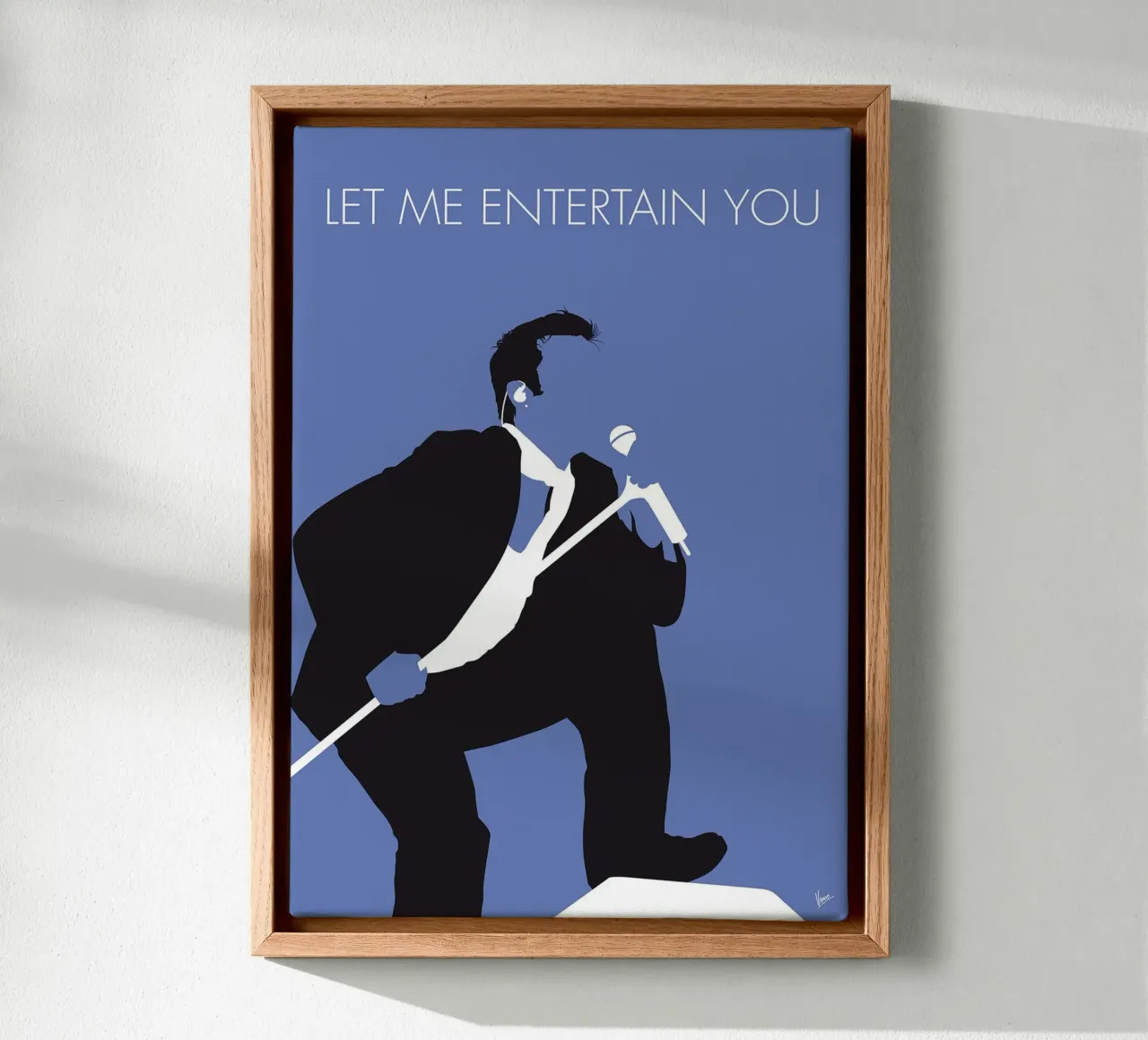 Robbie Williams - Let Me Entertain You di Chungkong tela con Cornice a cassetta da jammie
