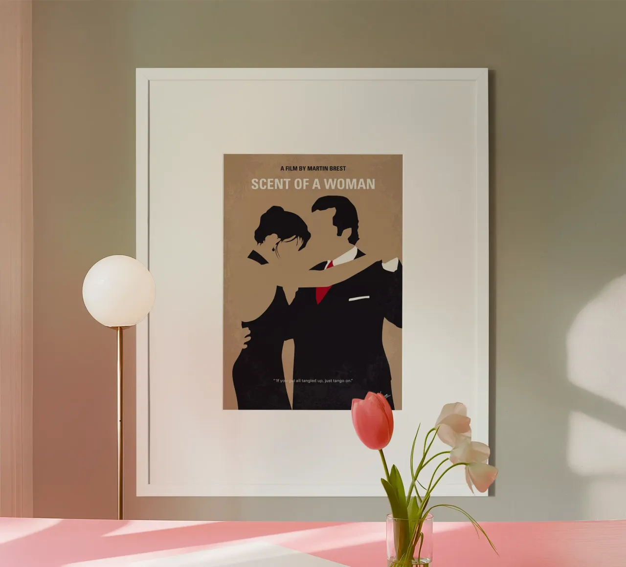 Profumo di donna di Chungkong poster con telaio in alluminio da jammie