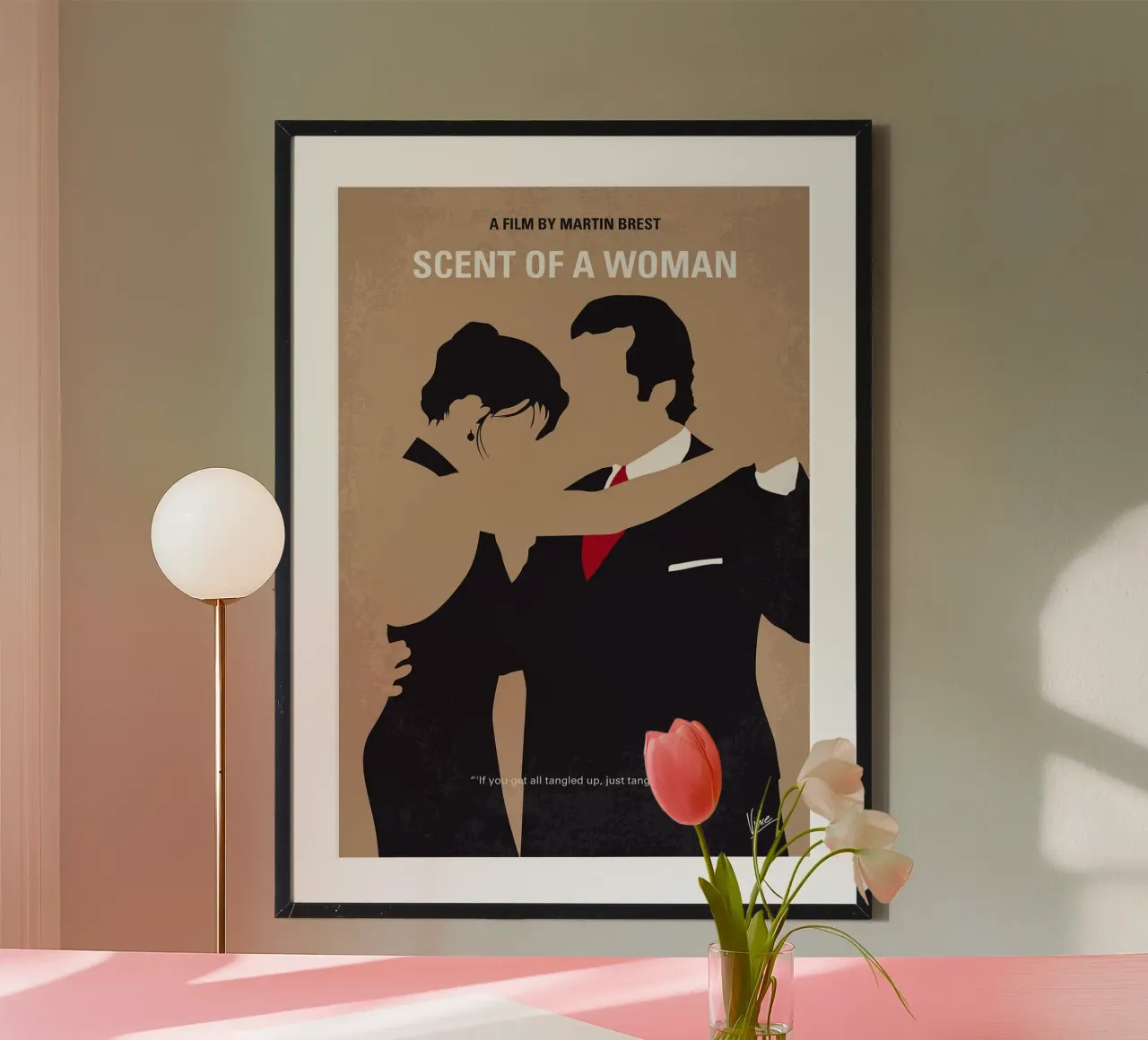 Profumo di donna di Chungkong poster con telaio in alluminio da jammie