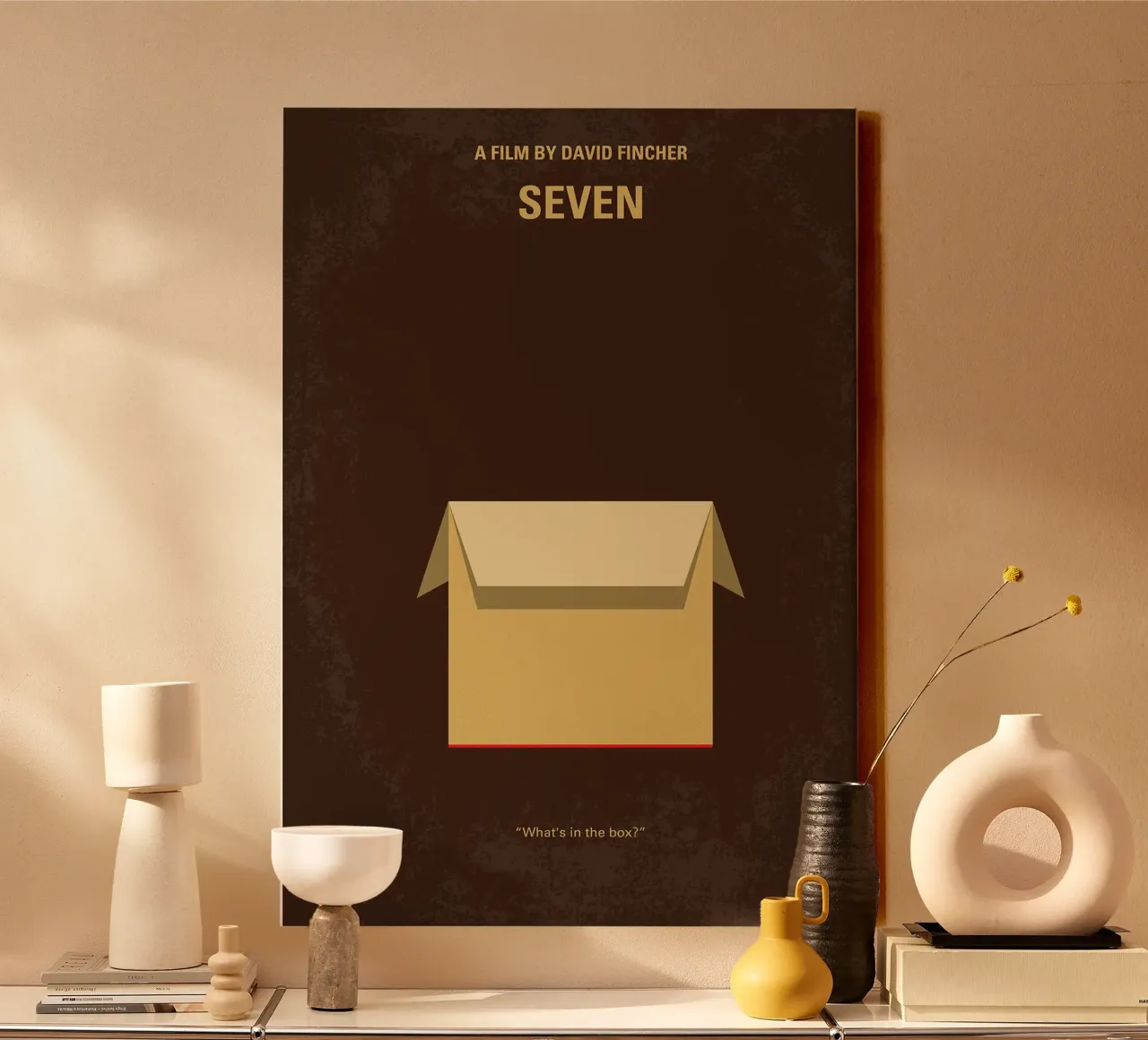 Zeven door Chungkong canvas met Baklijst van jammie