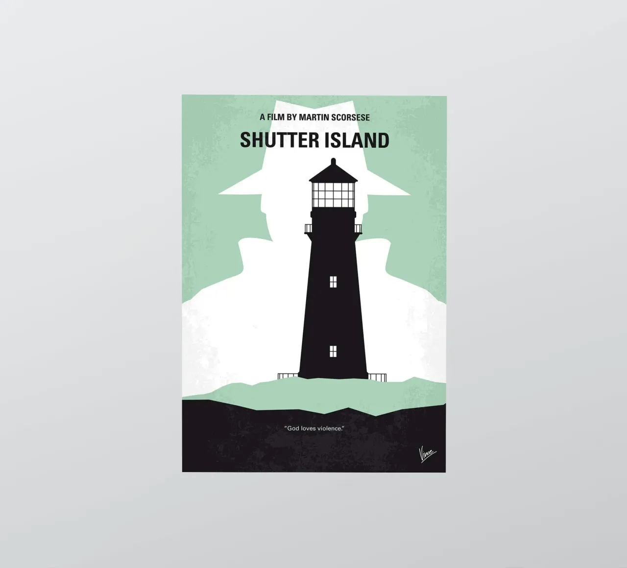 Shutter Island di Chungkong adesivo da jammie