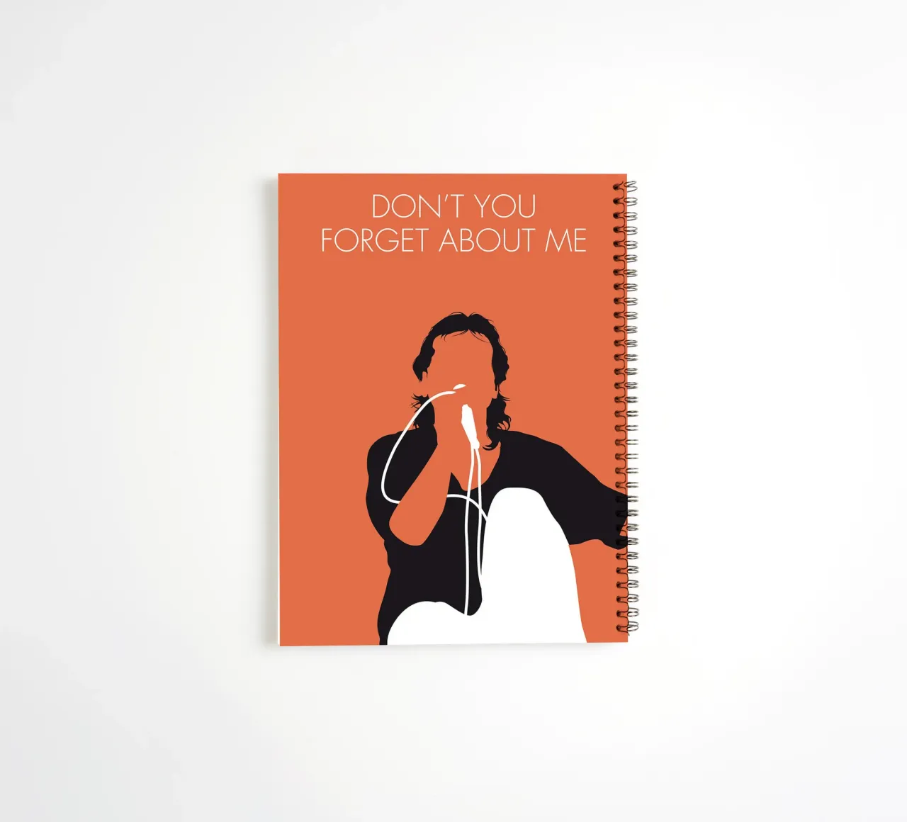 Simple Minds - Don't You Forget About Me by Chungkong spiral notebook by jammie