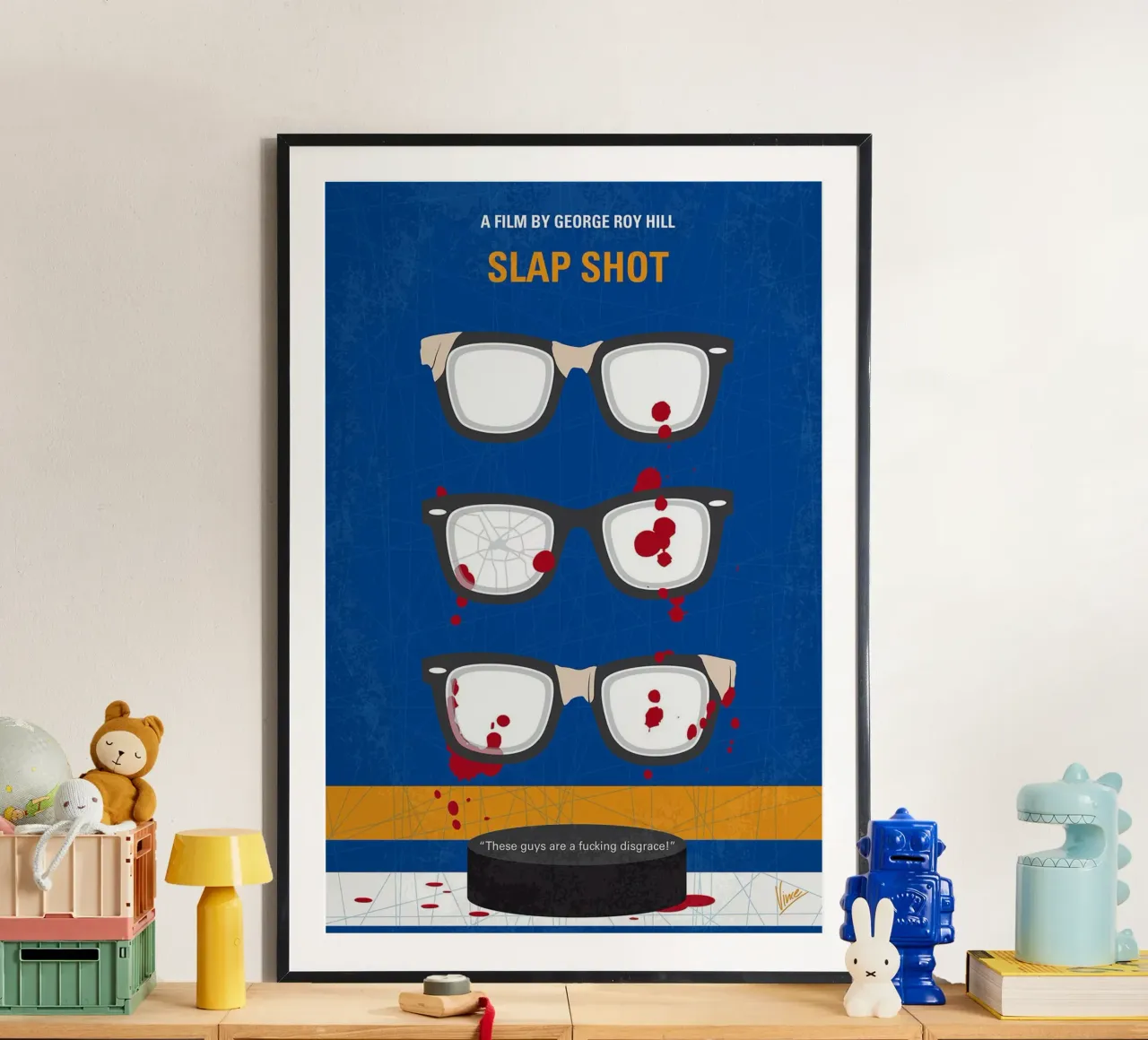Colpo di schiaffo di Chungkong poster con telaio in plastica da jammie