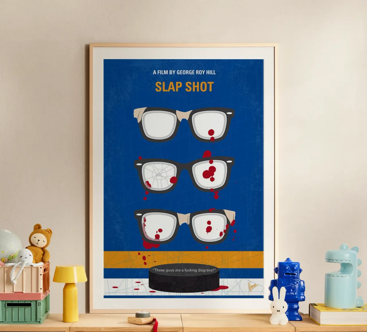 Colpo di schiaffo di Chungkong poster con telaio in plastica da jammie