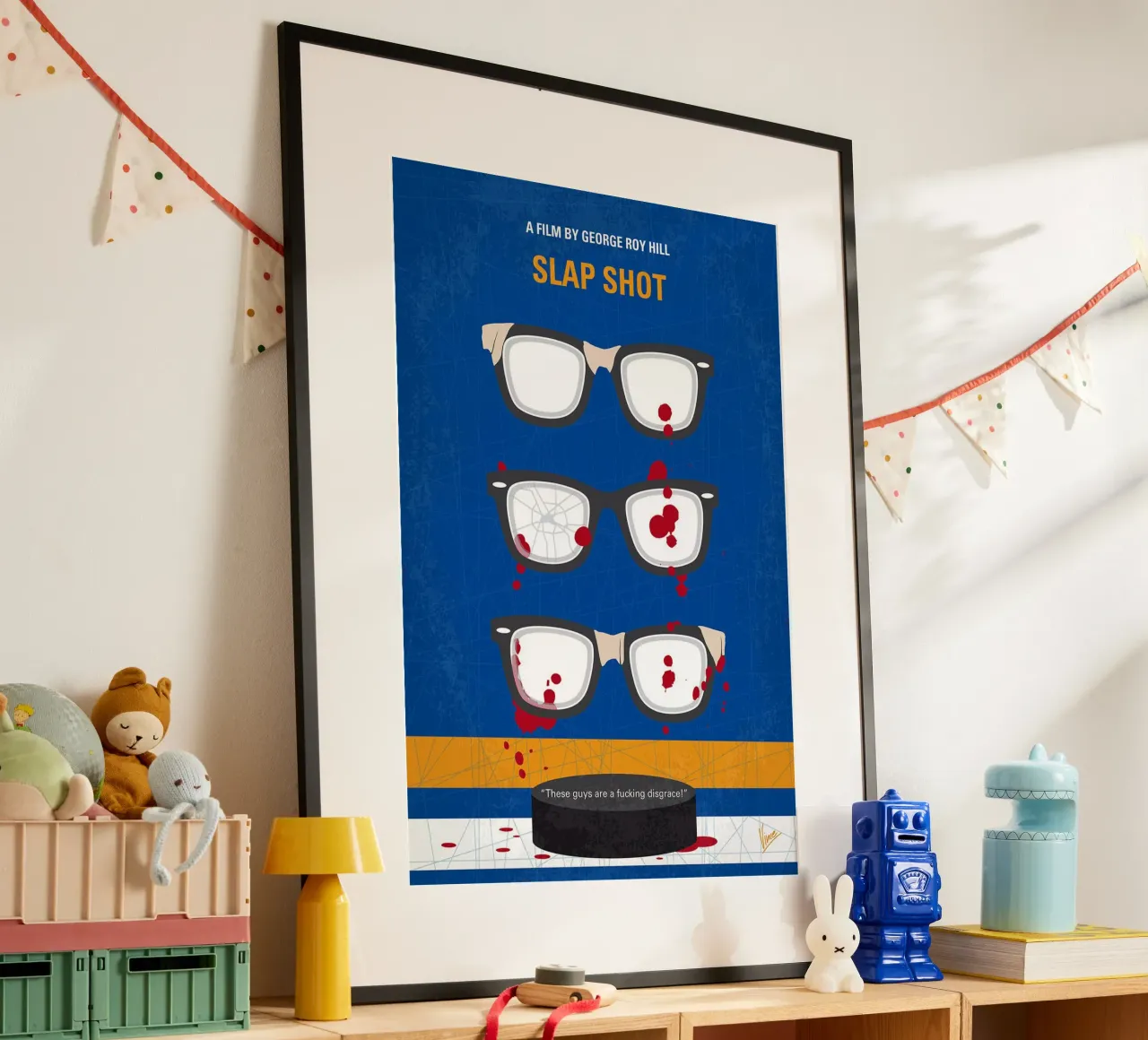 Colpo di schiaffo di Chungkong poster con telaio in plastica da jammie
