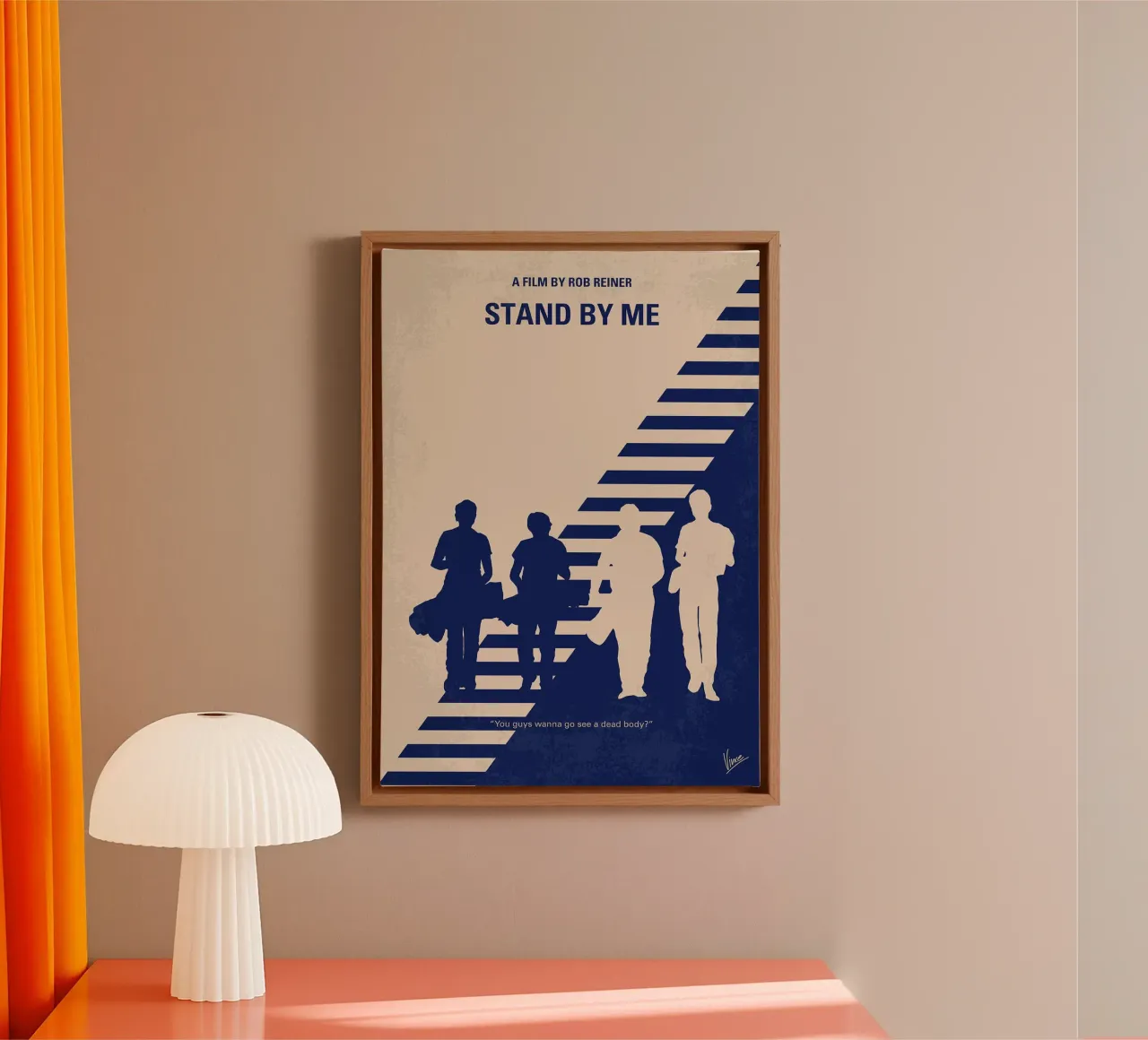 Stand by me di Chungkong tela con Cornice a cassetta da jammie