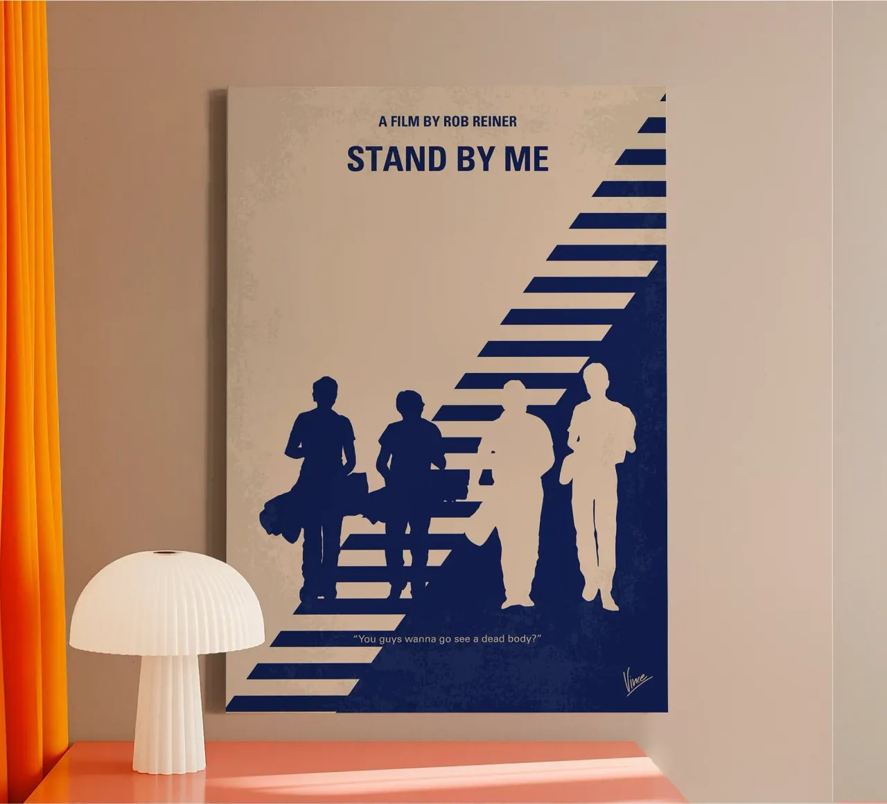 Stand by me di Chungkong tela con Cornice a cassetta da jammie