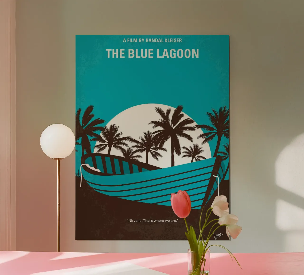 Die Blaue Lagune bei Chungkong Poster mit Kunststoffrahmen von jammie