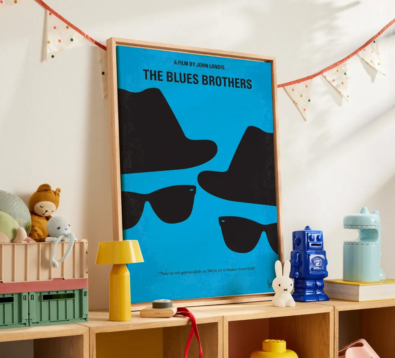 The Blues Brothers by Chungkong canvas with Floater frame by jammie