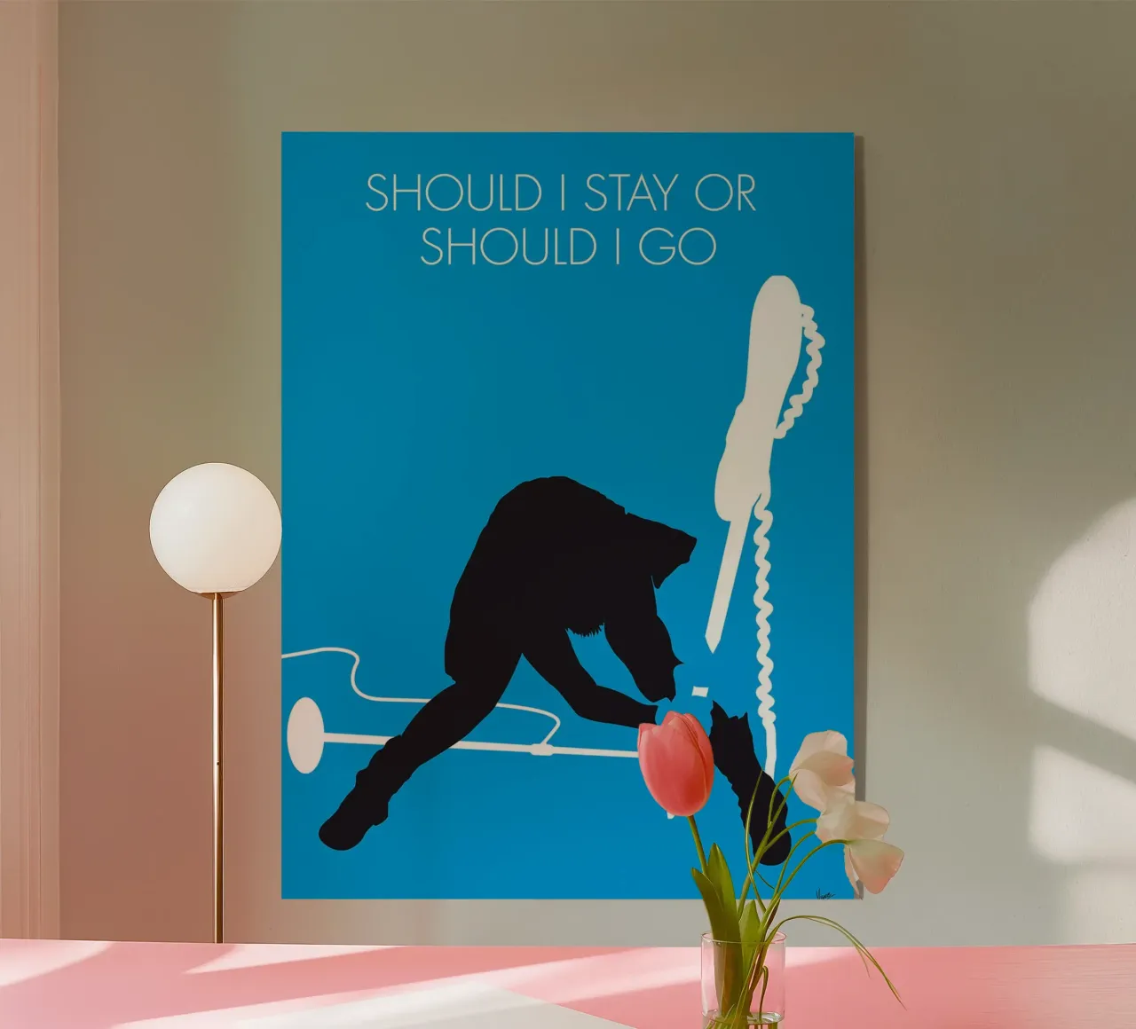 The Clash - Should I Stay Or Should I Go par Chungkong plexiglas de jammie