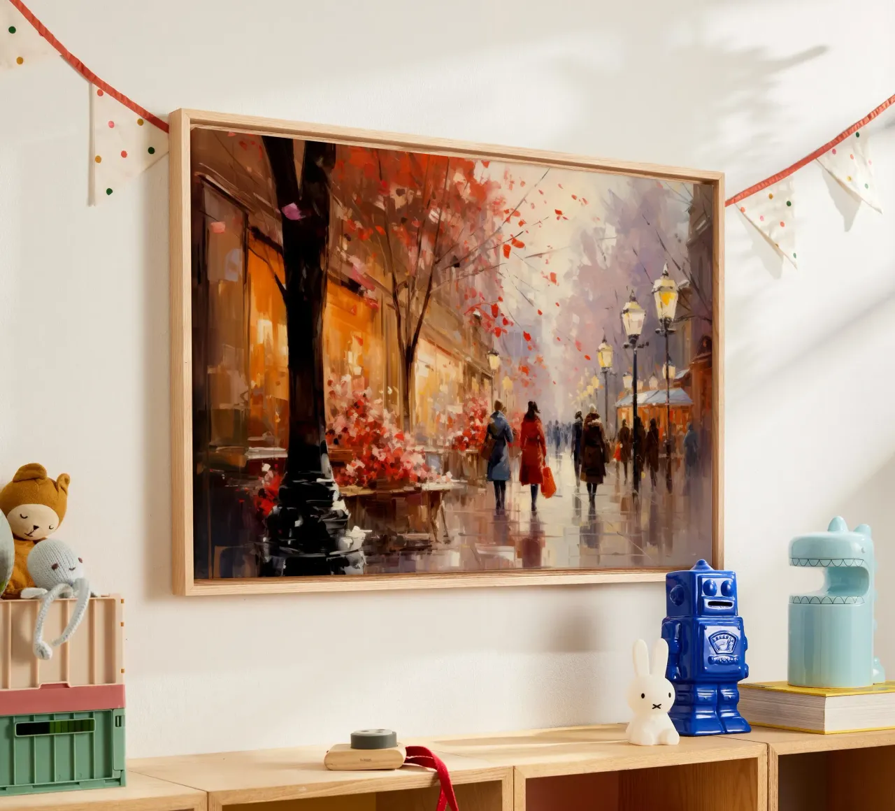 December Morning tela con Cornice a cassetta da Artsy Bessy