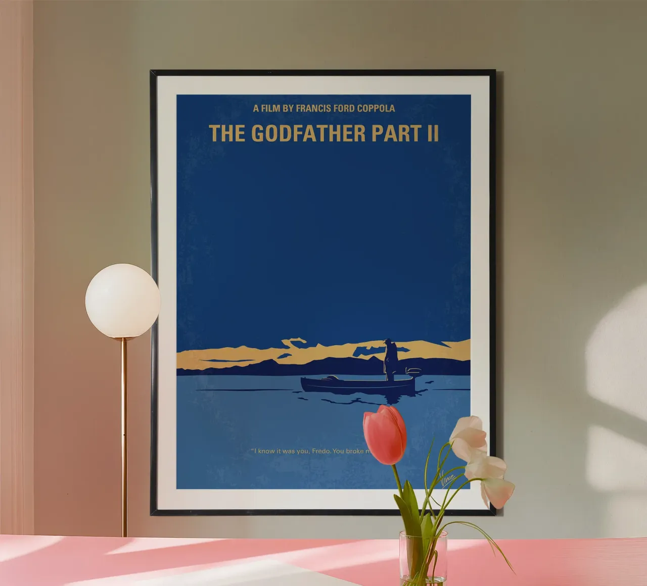 Il Padrino II di Chungkong poster con telaio in plastica da jammie