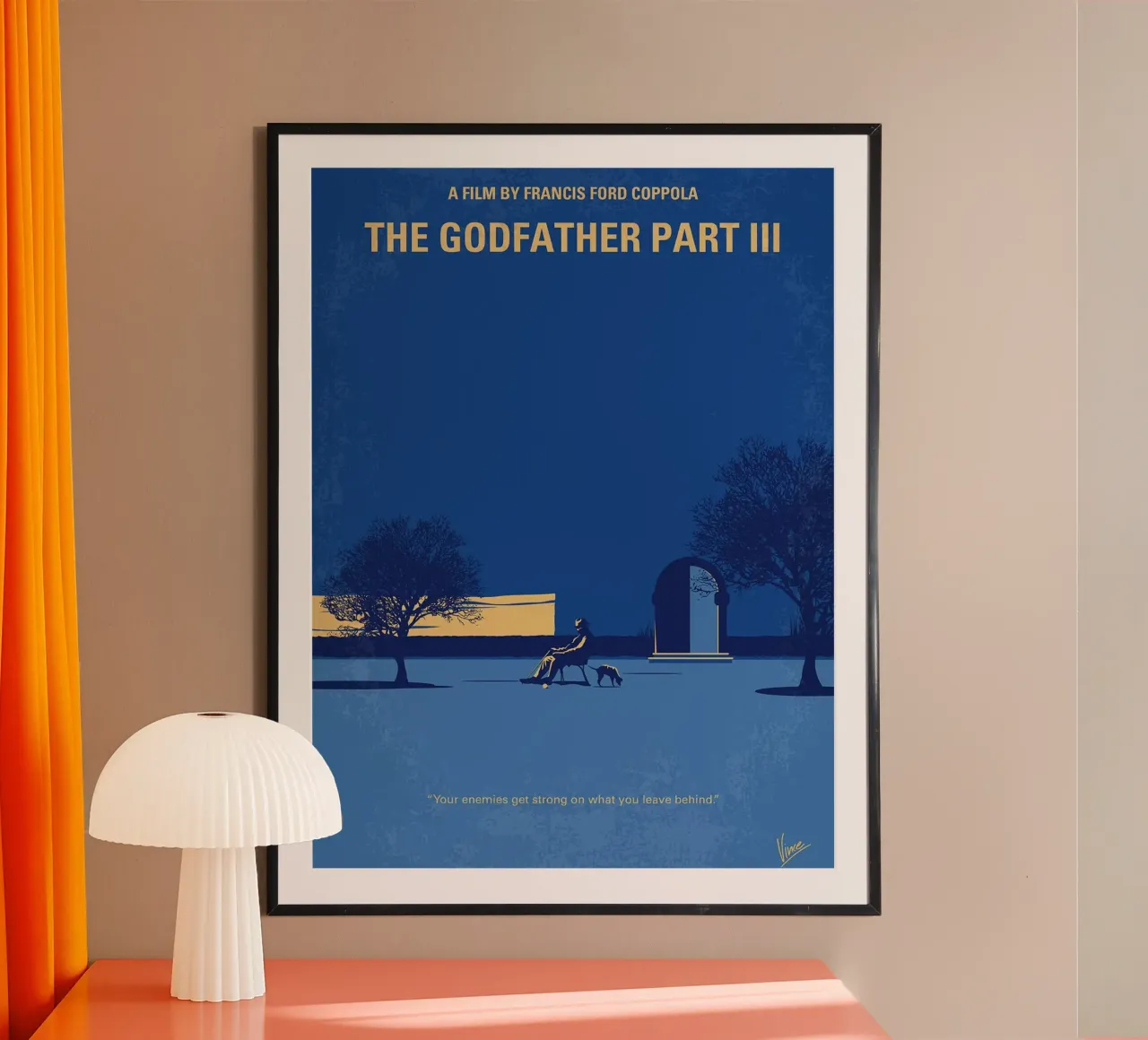 Il Padrino Parte III di Chungkong poster con telaio in plastica da jammie