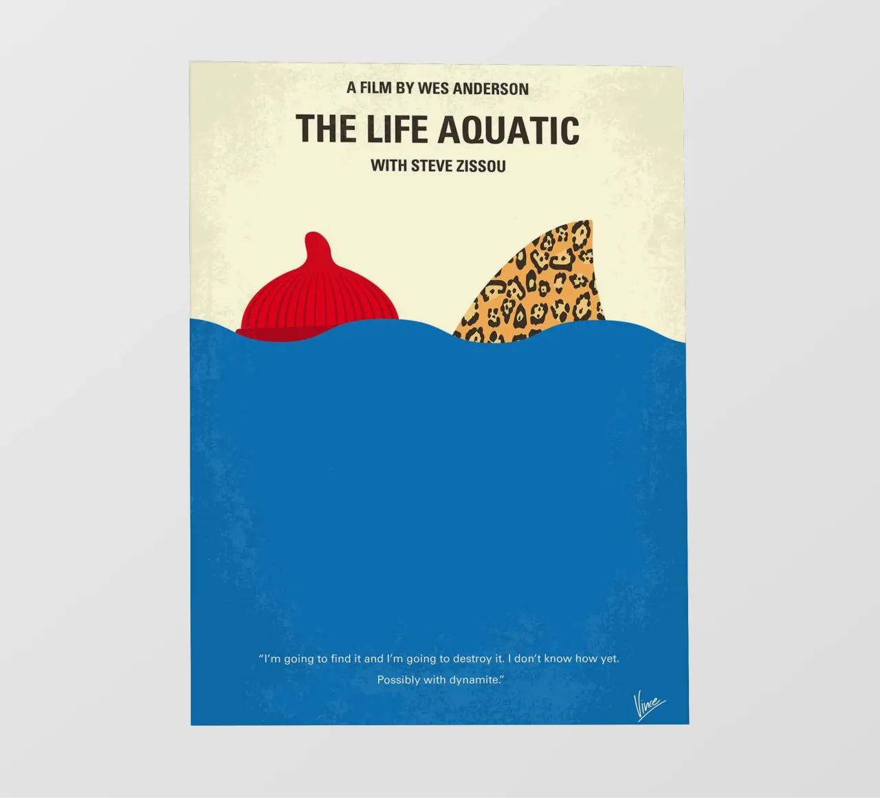 La vita acquatica con Steve Zissou di Chungkong telo in pvc da jammie