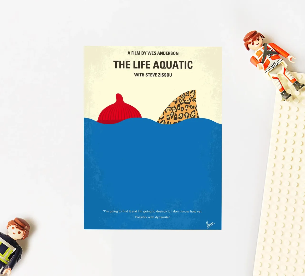 La vita acquatica con Steve Zissou di Chungkong adesivo da jammie