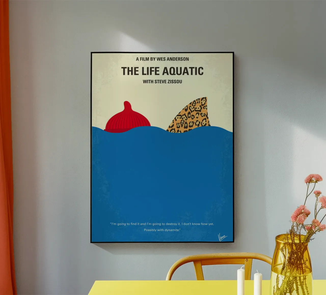 La vita acquatica con Steve Zissou di Chungkong plexiglass da jammie