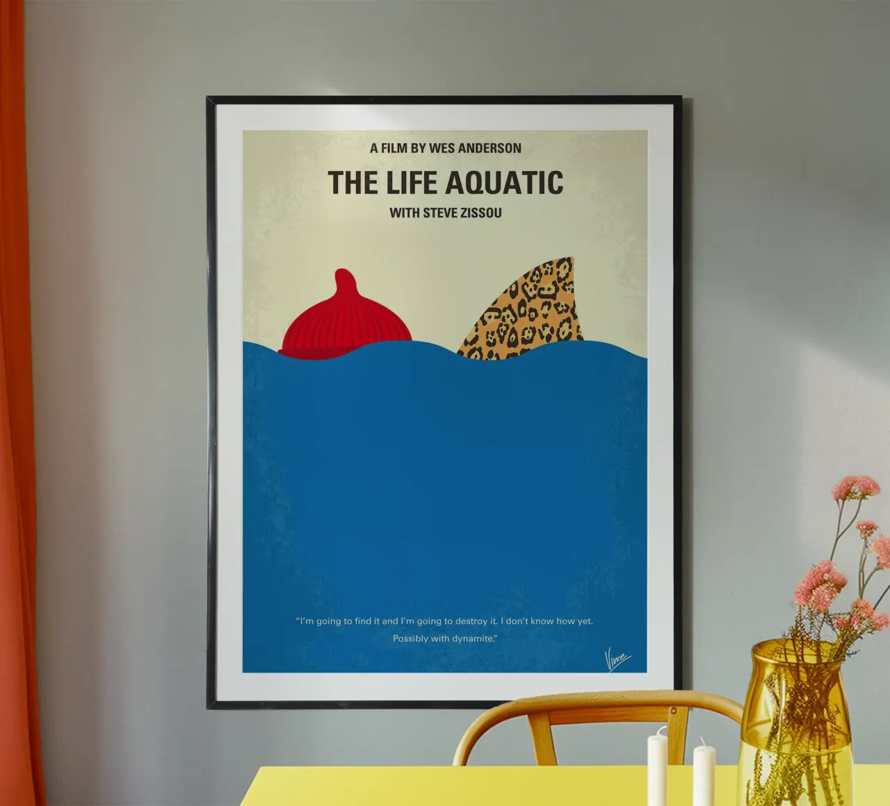 La vita acquatica con Steve Zissou di Chungkong poster da jammie