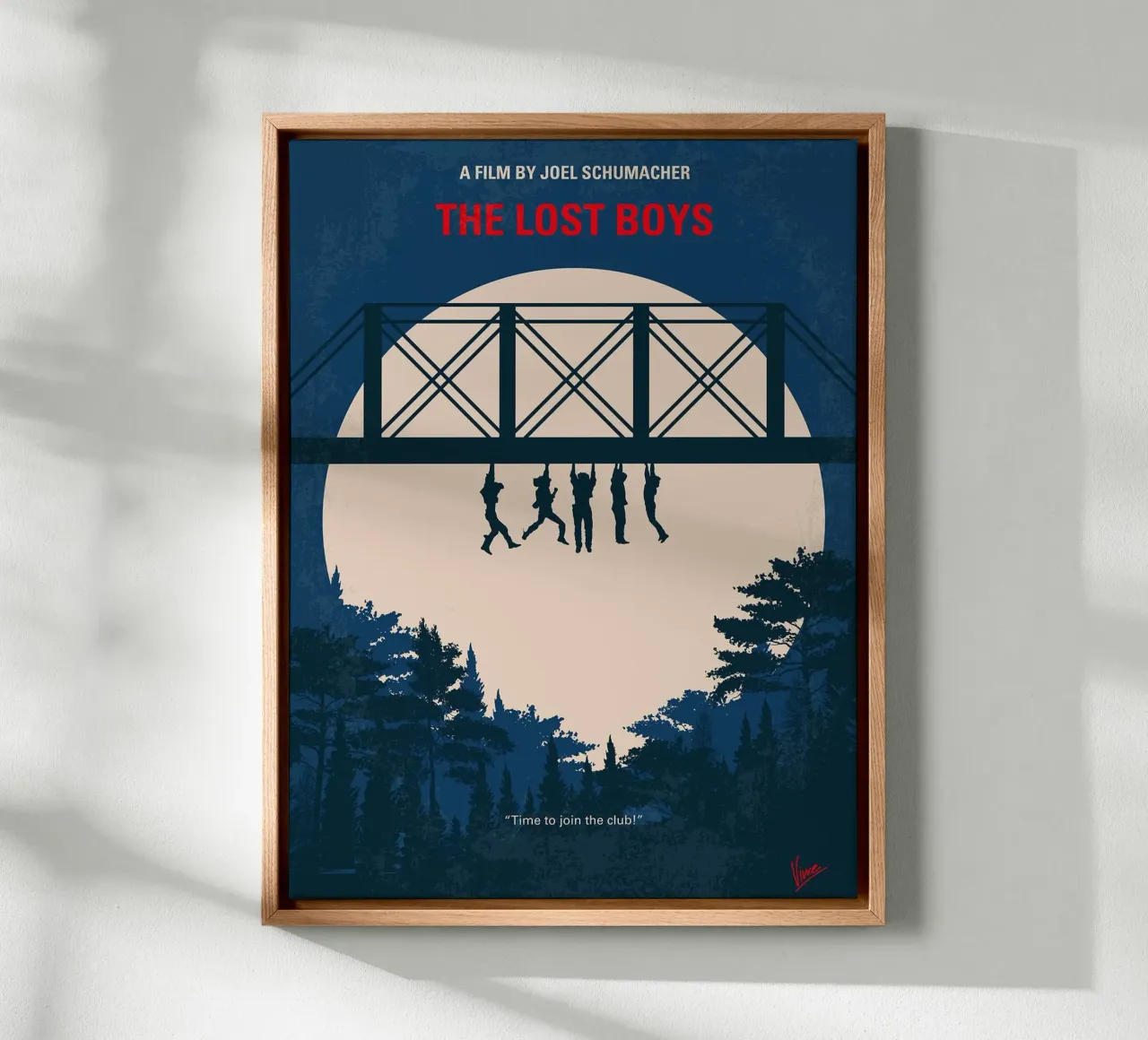 The Lost Boys by Chungkong canvas with Floater frame by jammie