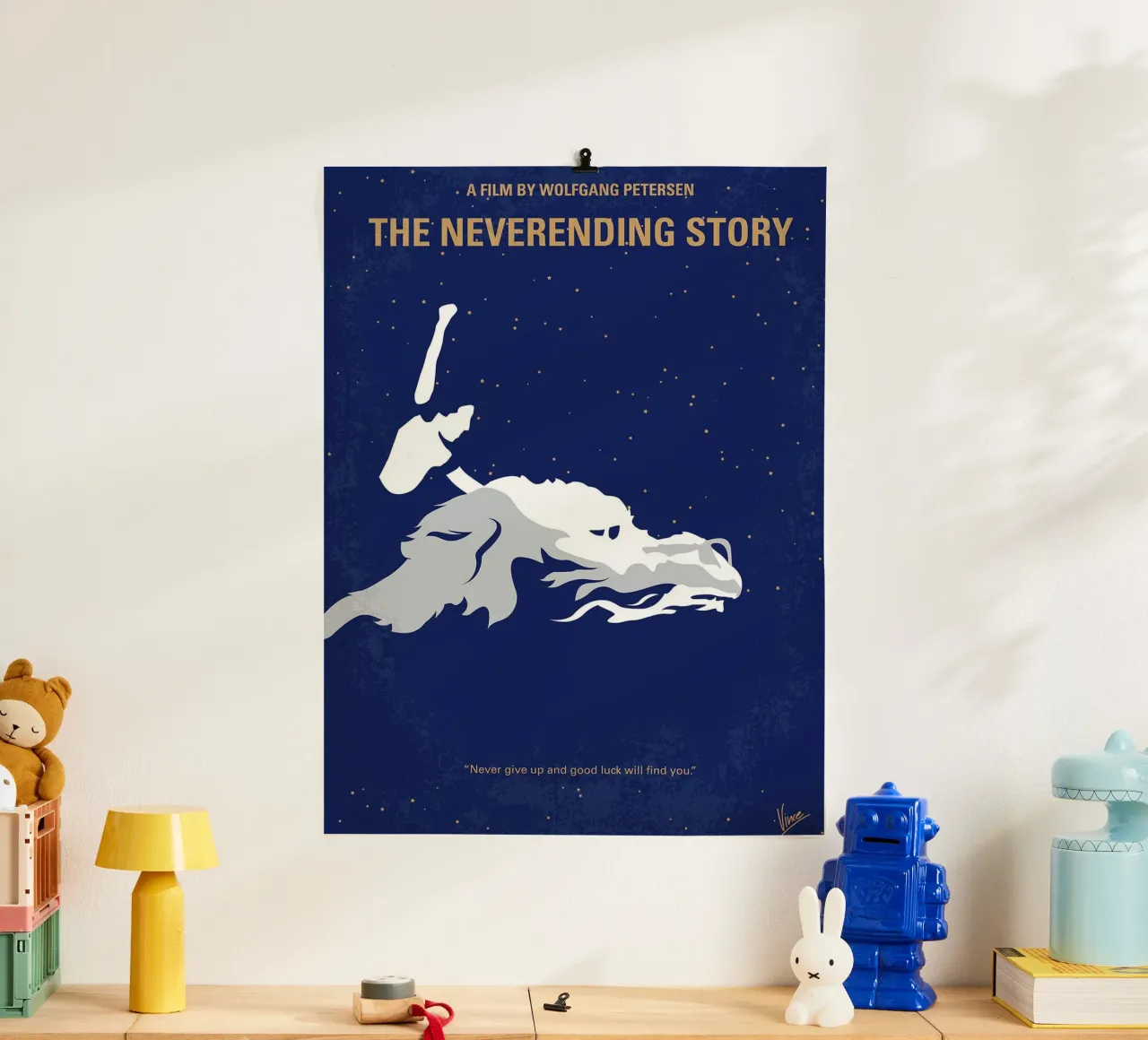 La storia infinita di Chungkong poster con telaio in legno da jammie