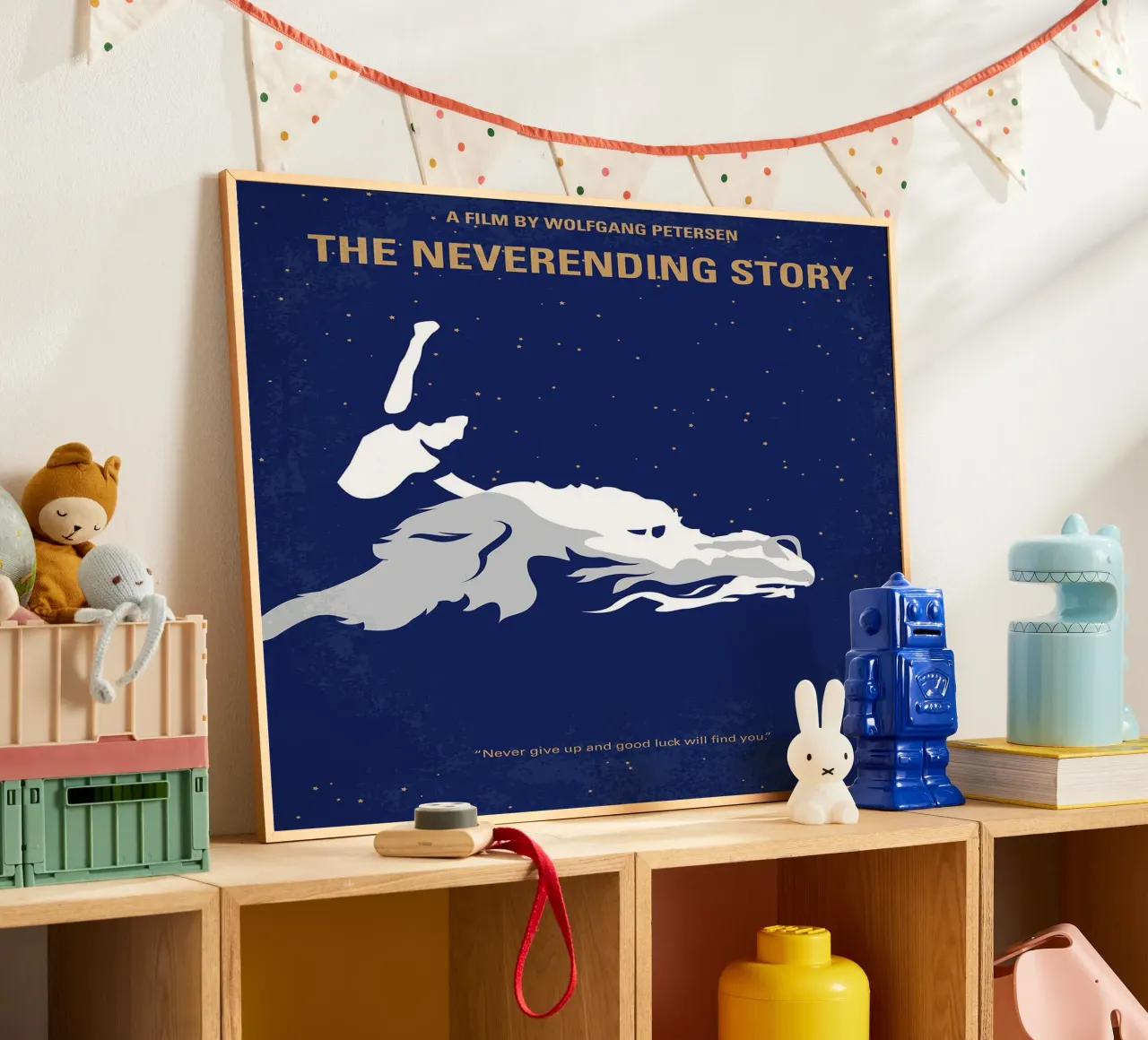La storia infinita di Chungkong poster con telaio in legno da jammie