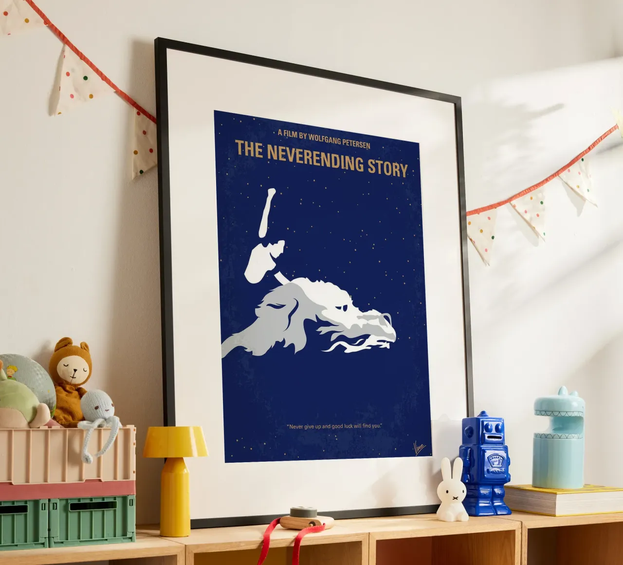 La storia infinita di Chungkong poster con telaio in legno da jammie