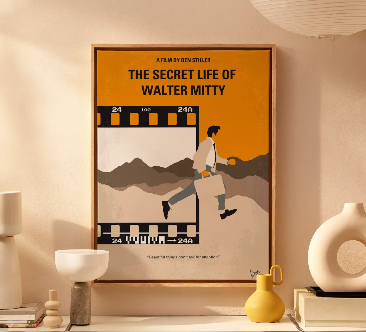 La vie secrète de Walter Mitty par Chungkong toile avec Caisse américaine de jammie